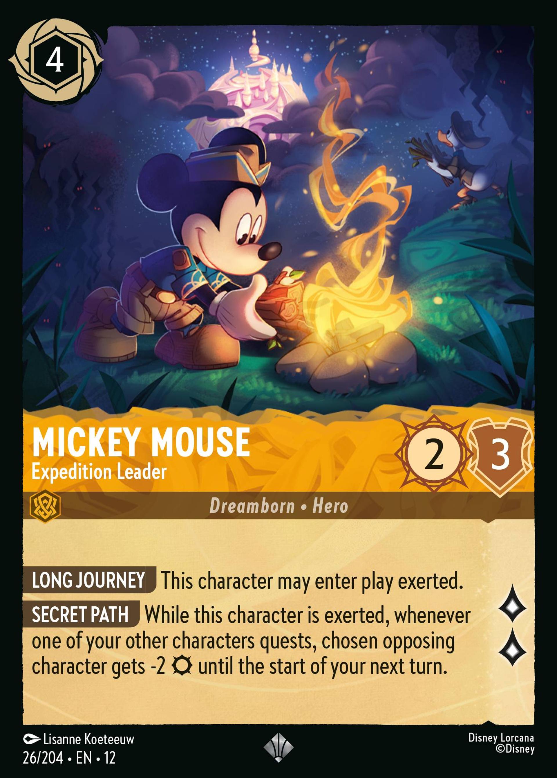 Mickey Mouse - Expedition Leader — Wilds Unknown — Lorcana