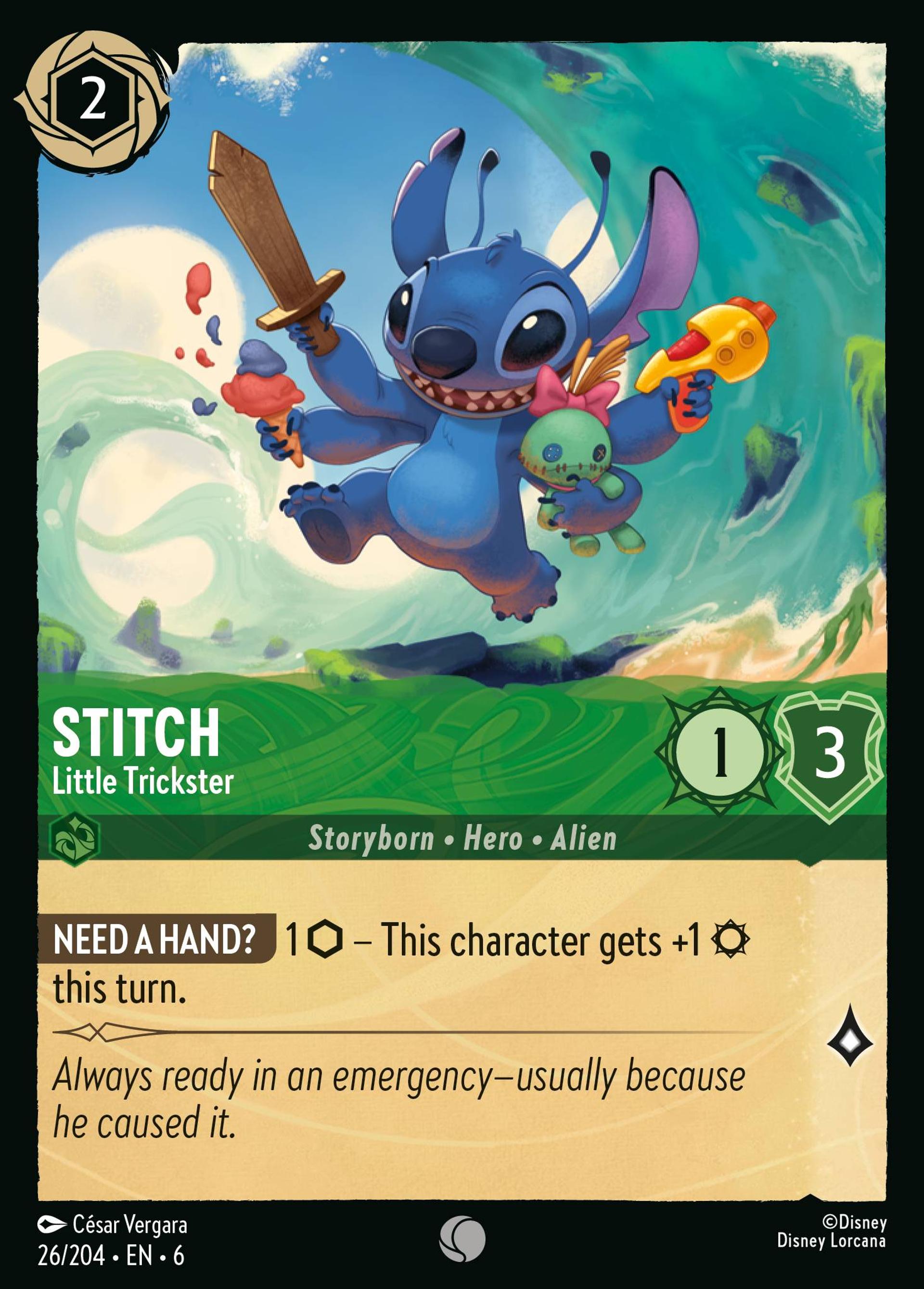 Stitch - Little Trickster — Azurite Sea — Lorcana