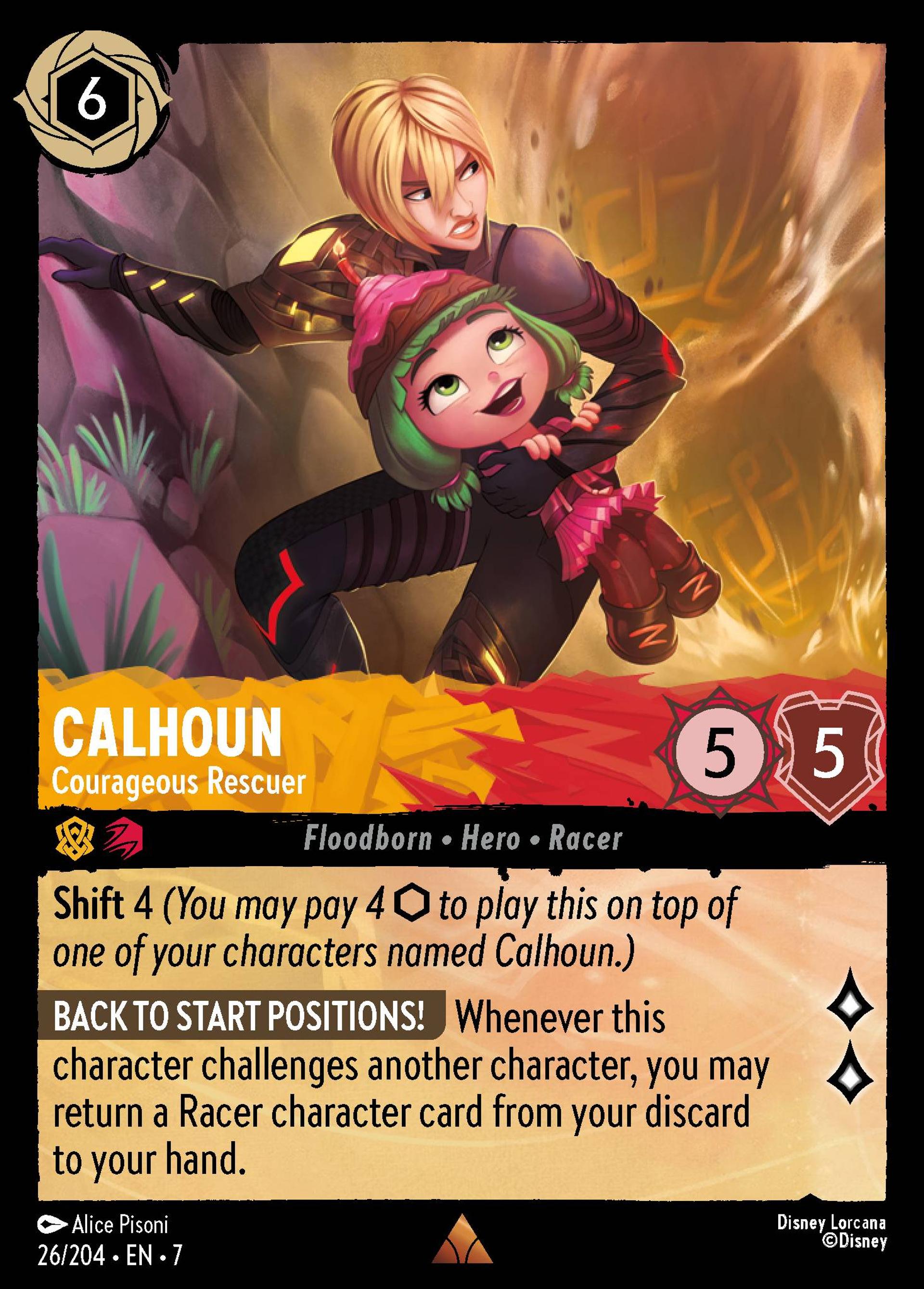 Calhoun - Sauveteuse pleine de courage — Archazia's Island — Lorcana