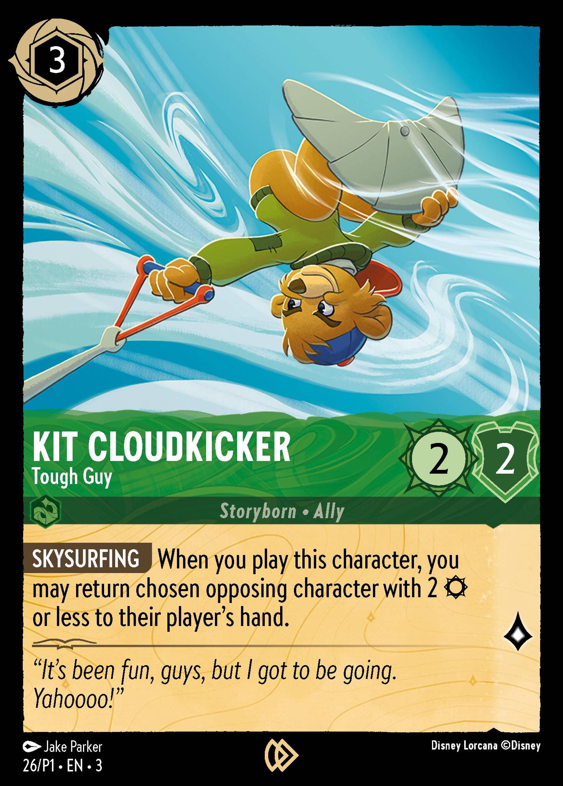 Kit Cloudkicker - Tough Guy — Promos - Year 1 — Lorcana