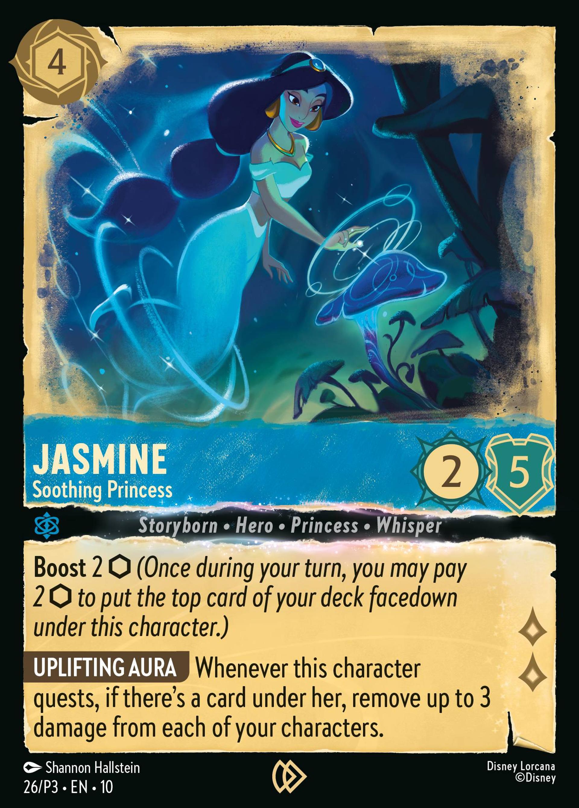 Jasmine - Soothing Princess — Promos - Year 3 — Lorcana