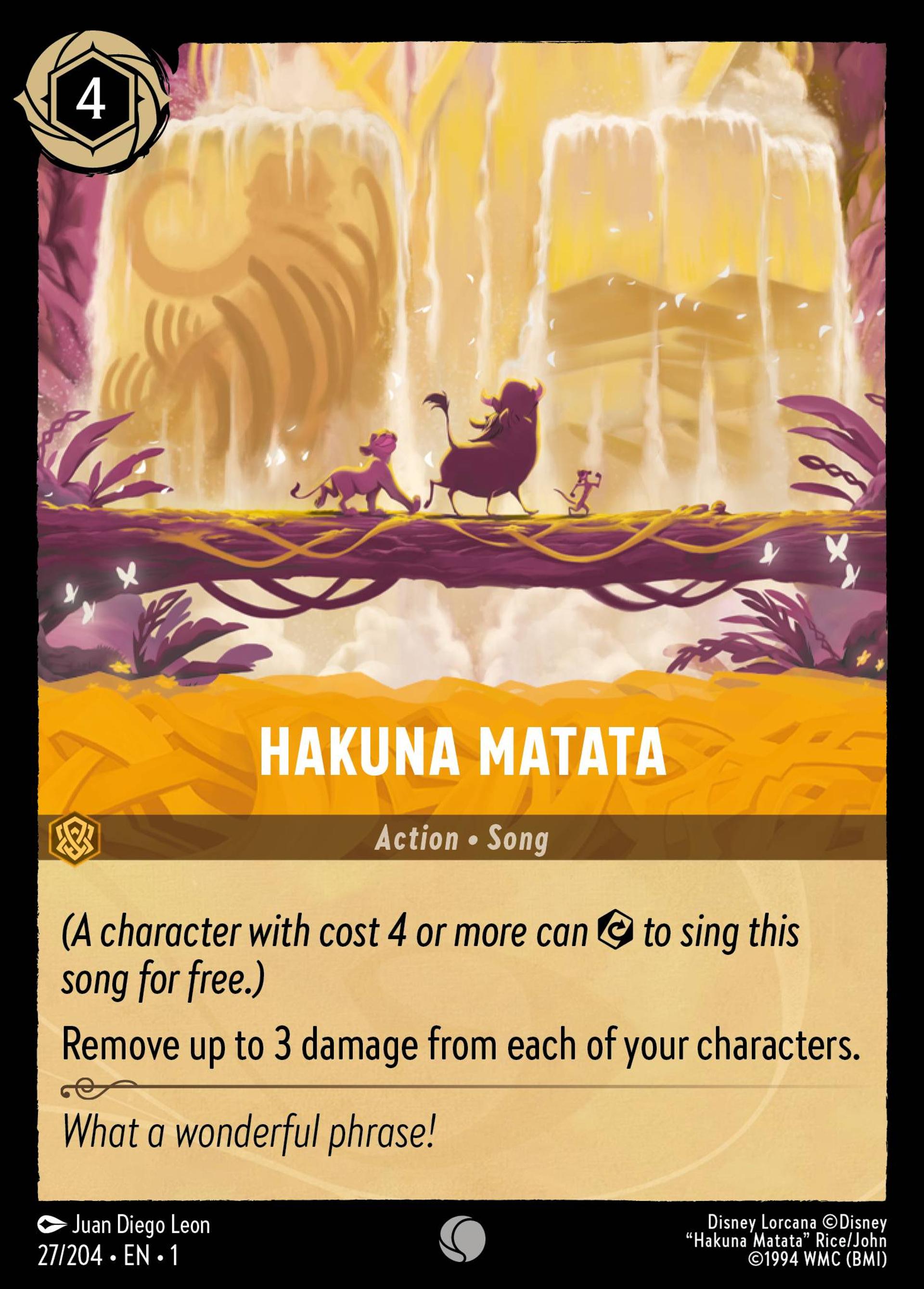 Hakuna Matata — The First Chapter — Lorcana