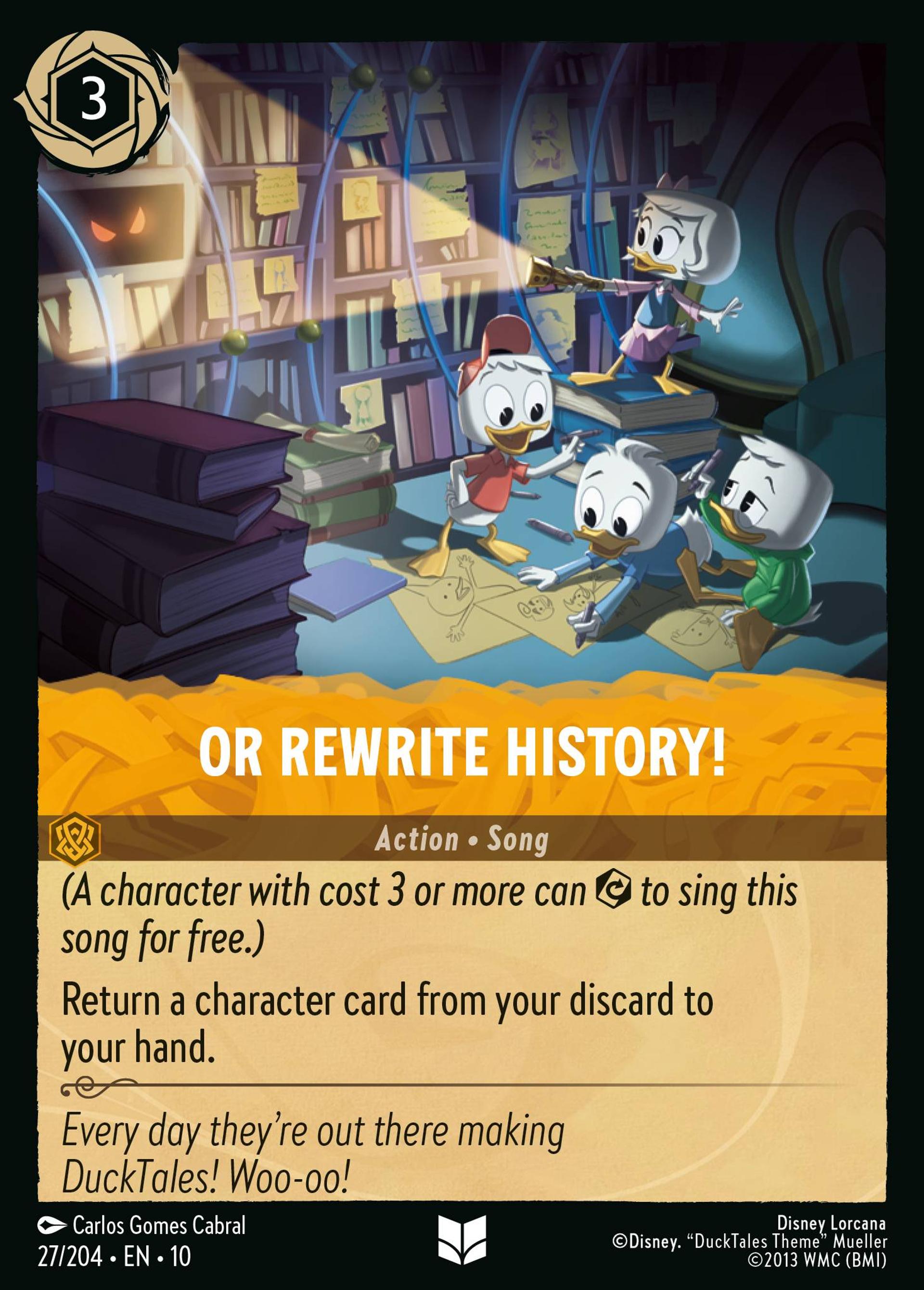 Or Rewrite History! — Whispers in the Well — Lorcana