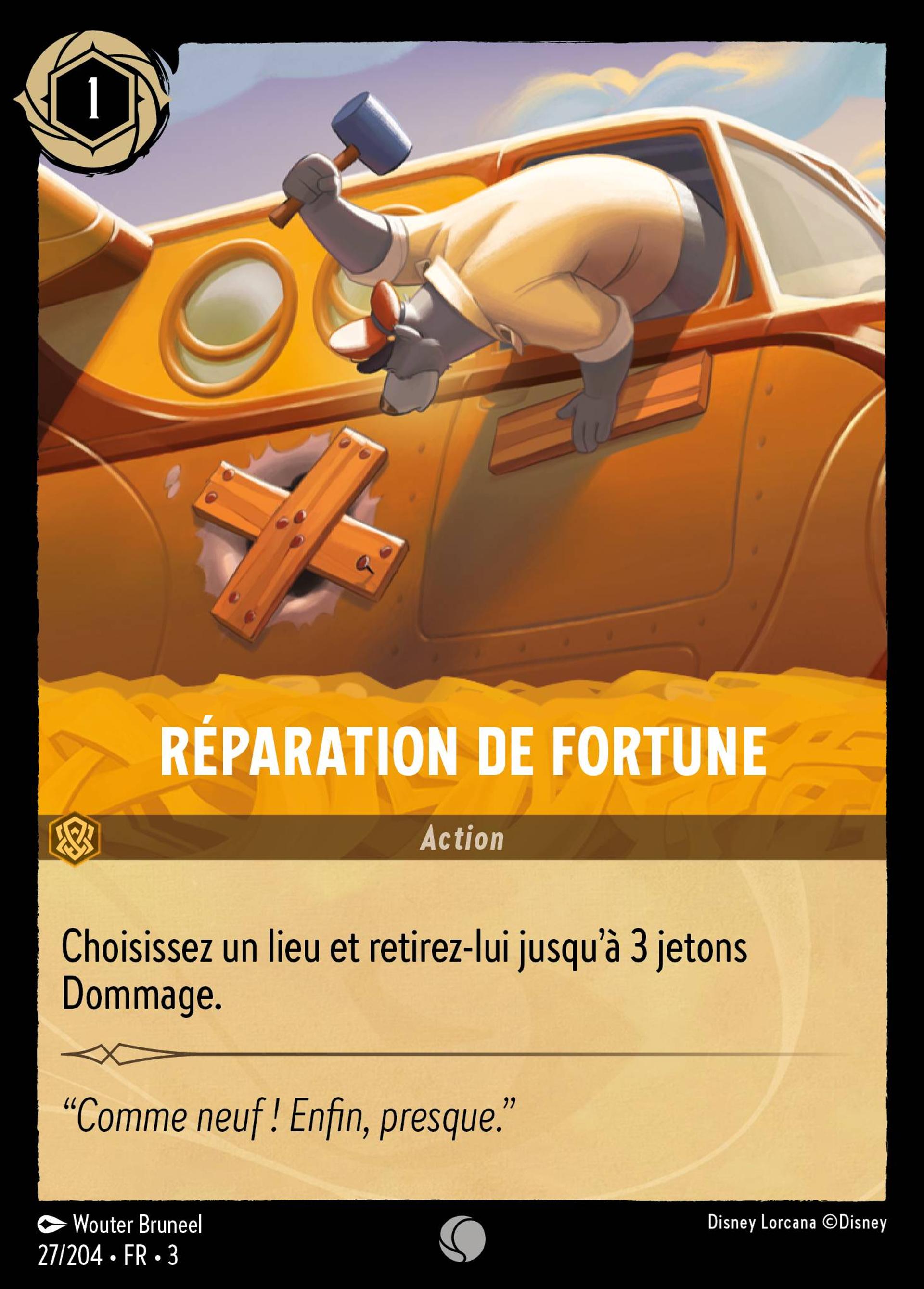Réparation de fortune — Into the Inklands — Lorcana