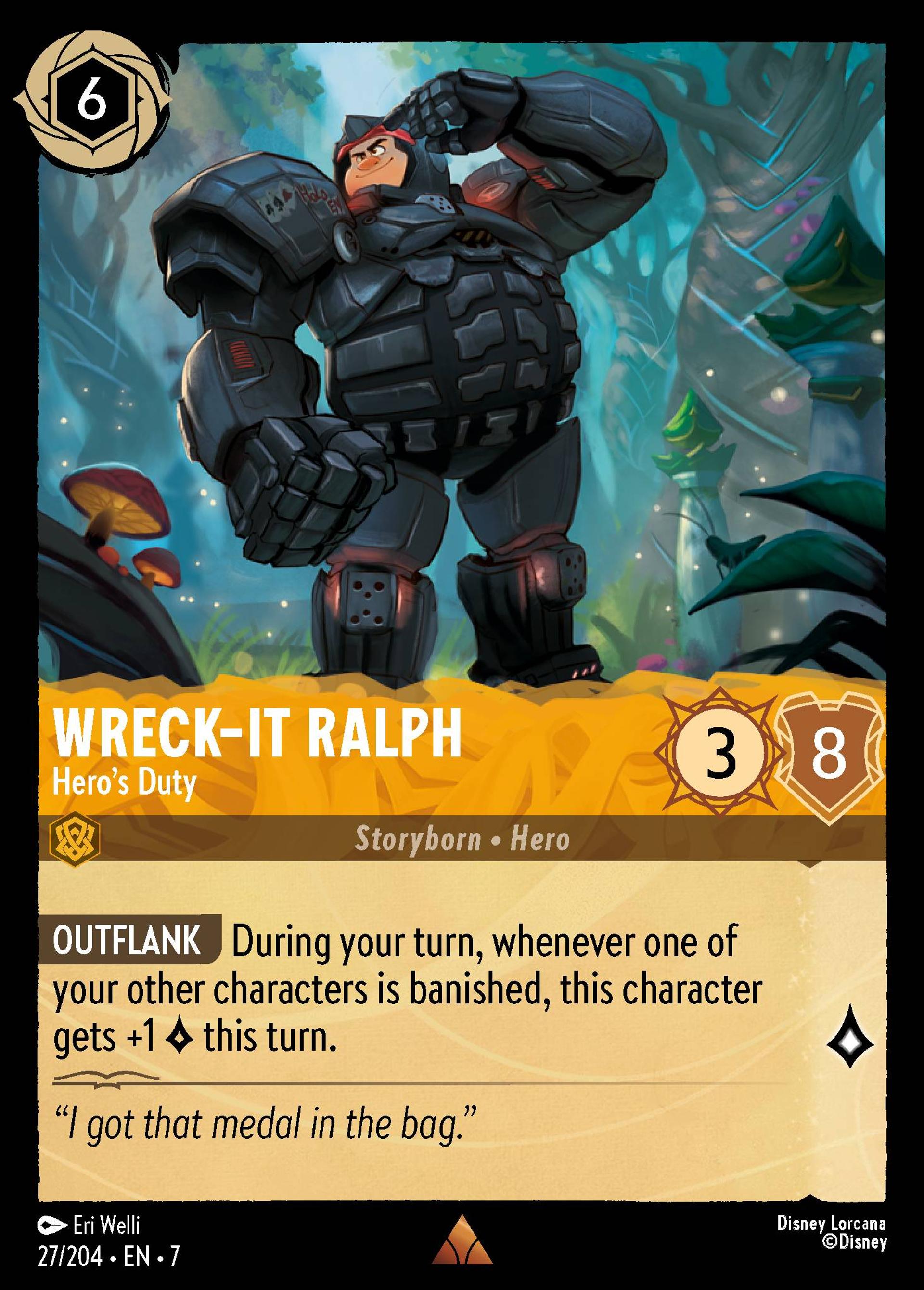 Ralph la Casse - Hero's Duty — Archazia's Island — Lorcana