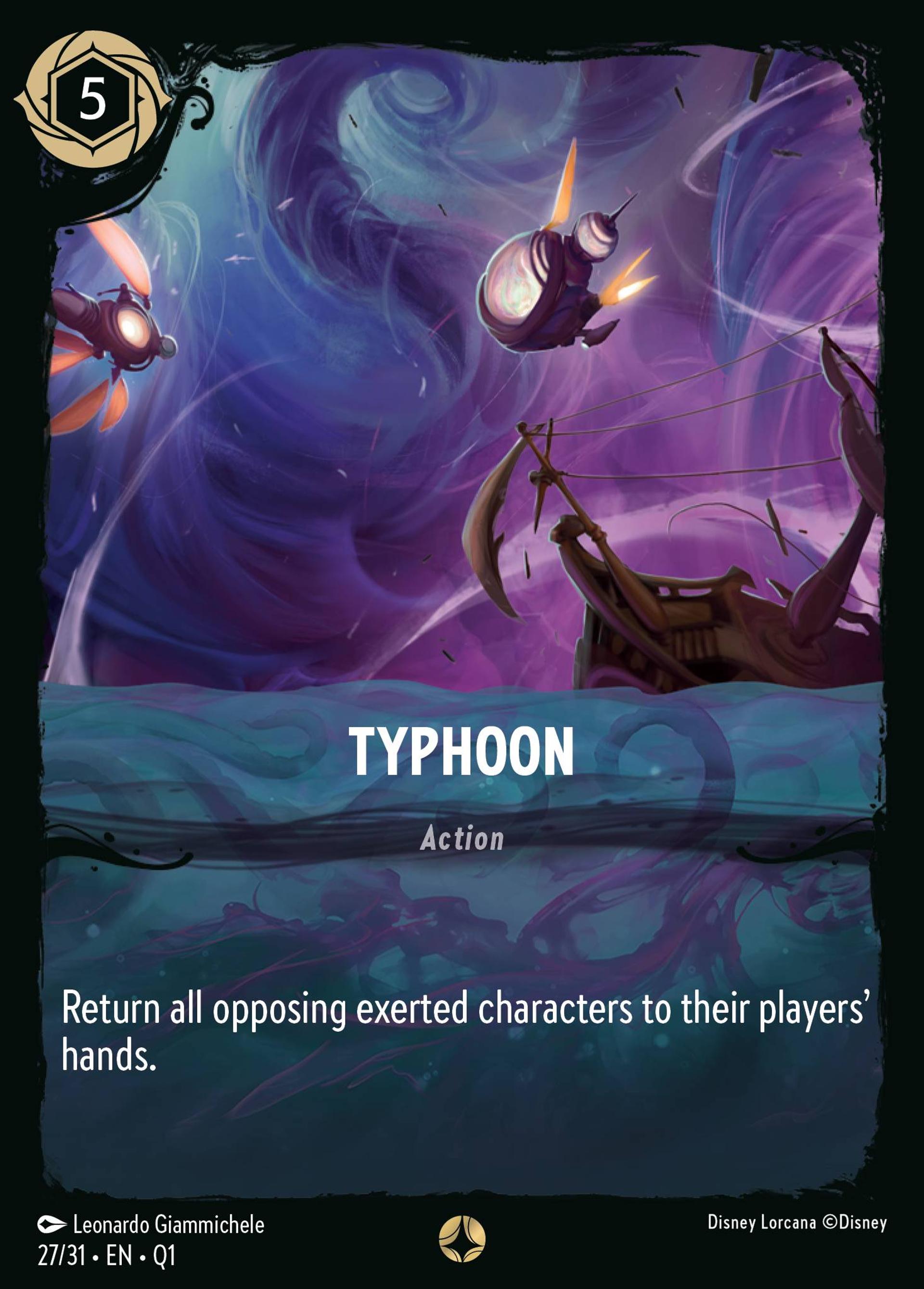 Typhoon — Illumineer's Quest: Deep Trouble — Lorcana