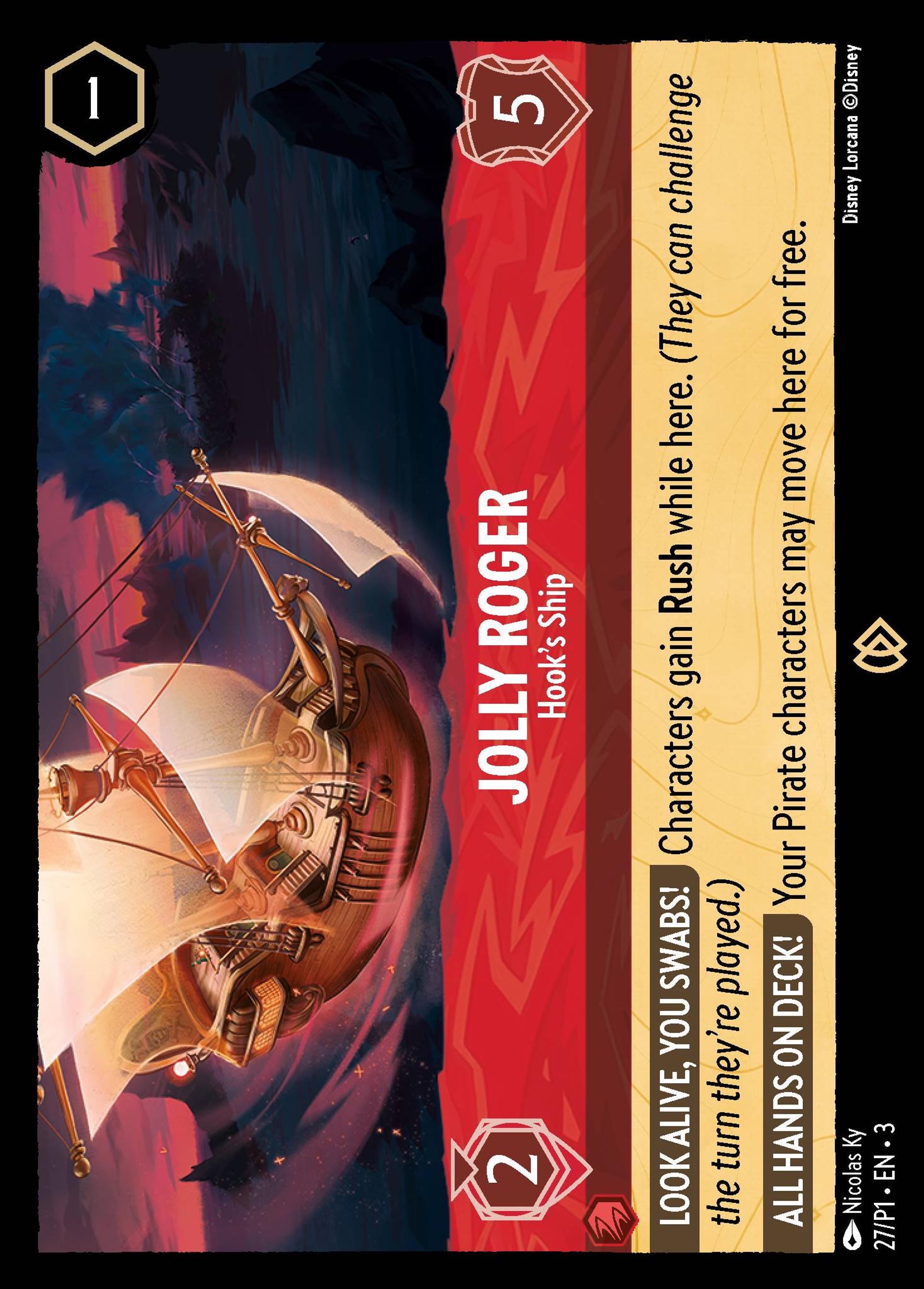 Jolly Roger - Hook's Ship — Promos - Year 1 — Lorcana