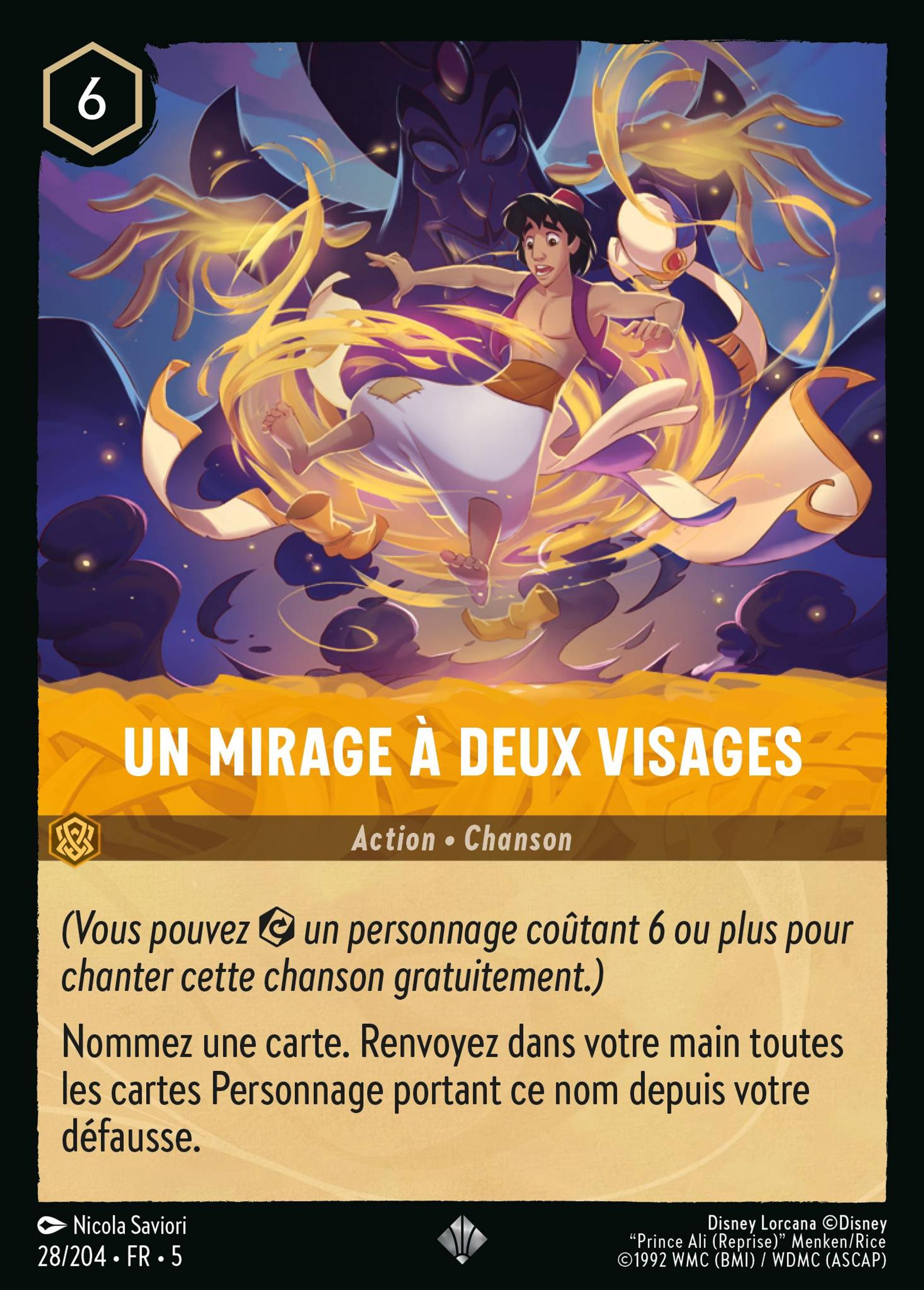 Un mirage à deux visages — Shimmering Skies — Lorcana