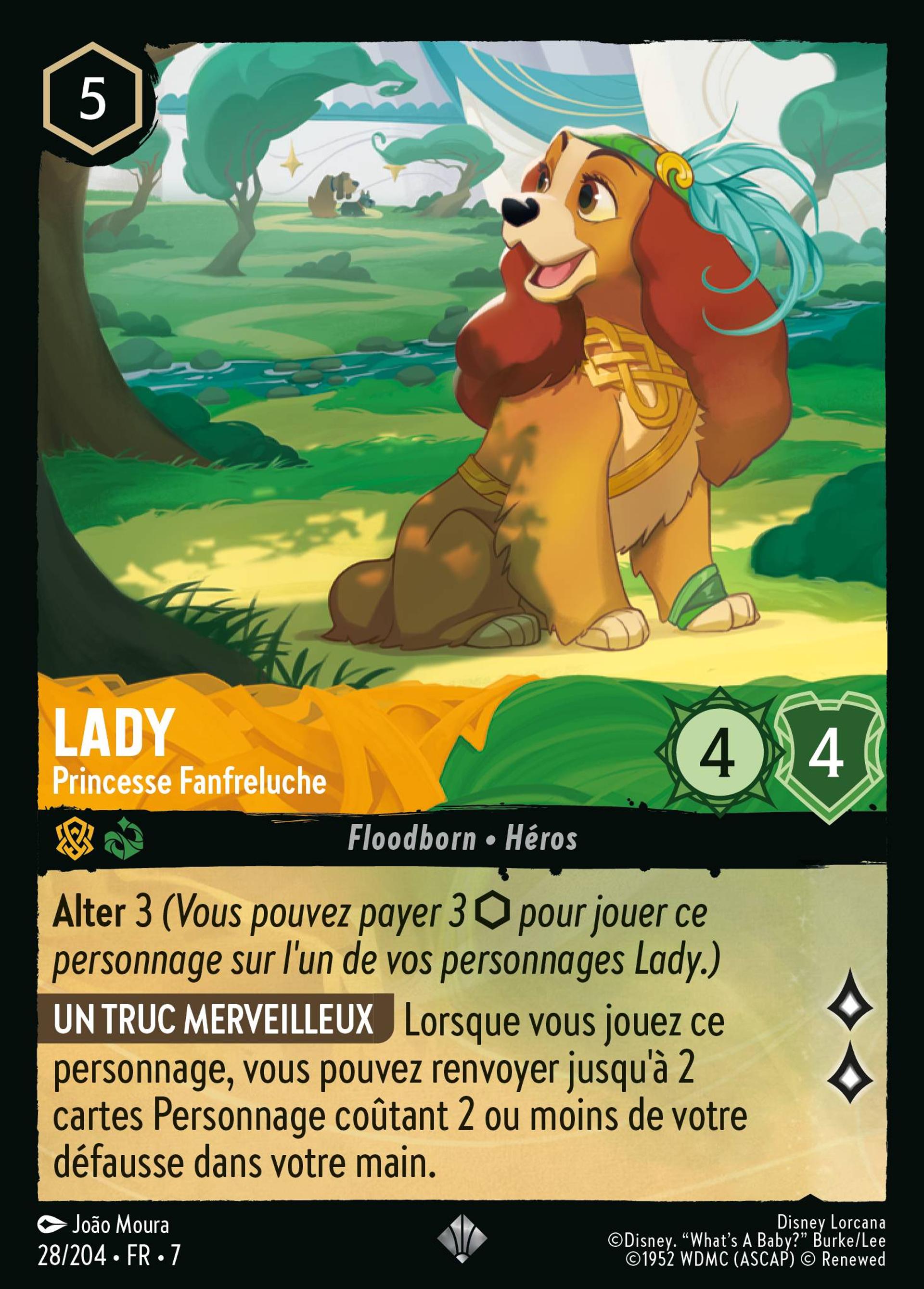 Lady - Princesse Fanfreluche — Archazia's Island — Lorcana