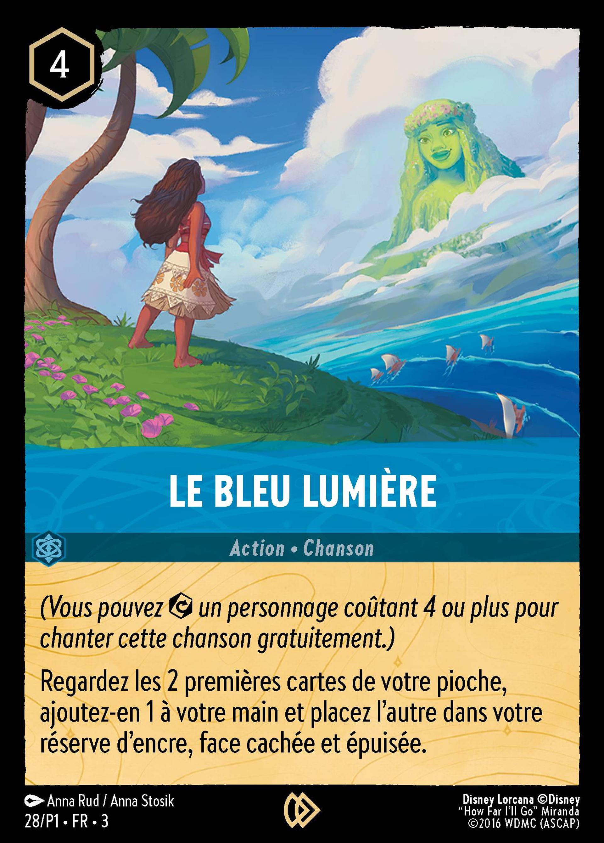 Le bleu lumière — Promos - Year 1 — Lorcana