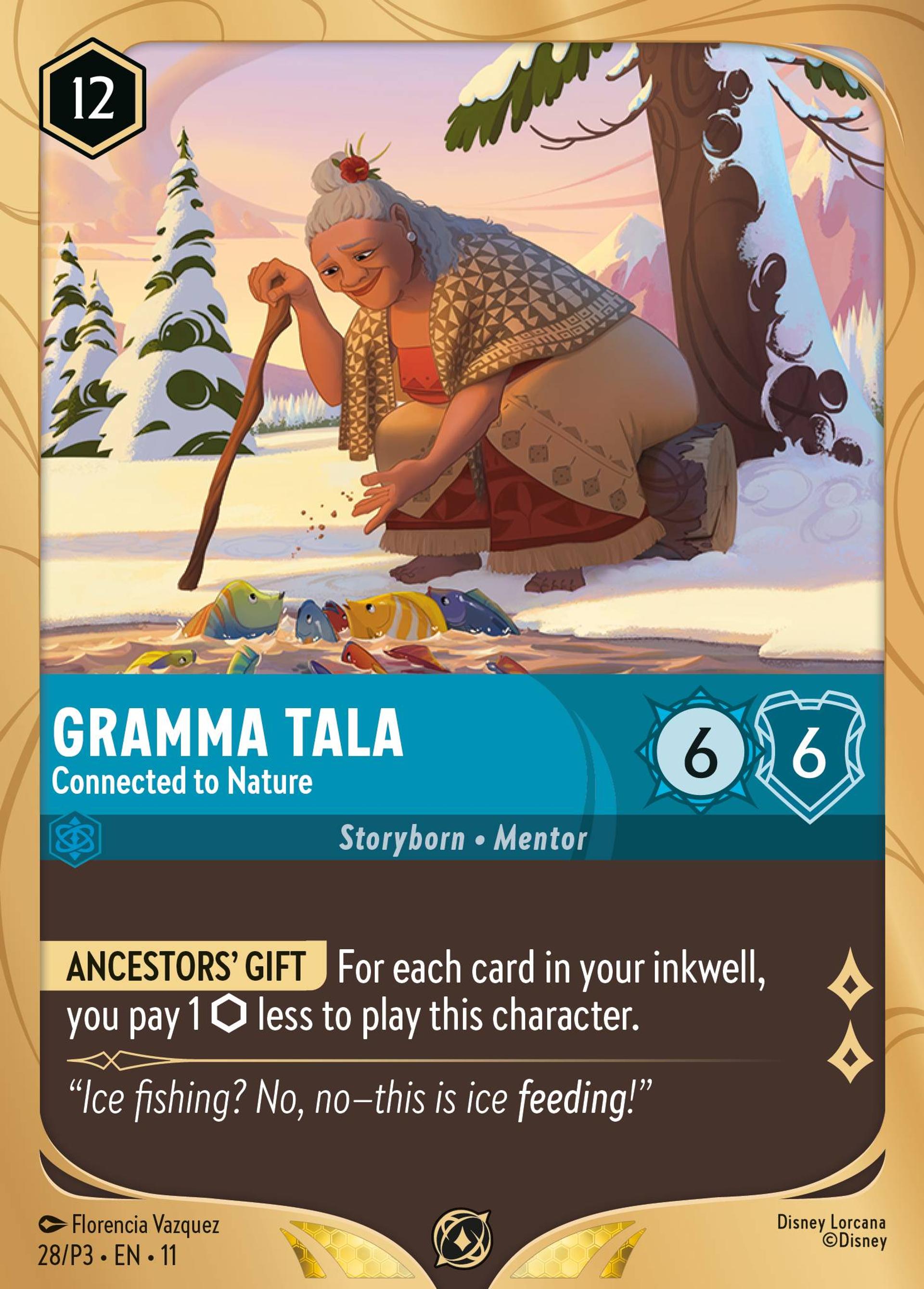 Gramma Tala - Connected to Nature — Promos - Year 3 — Lorcana