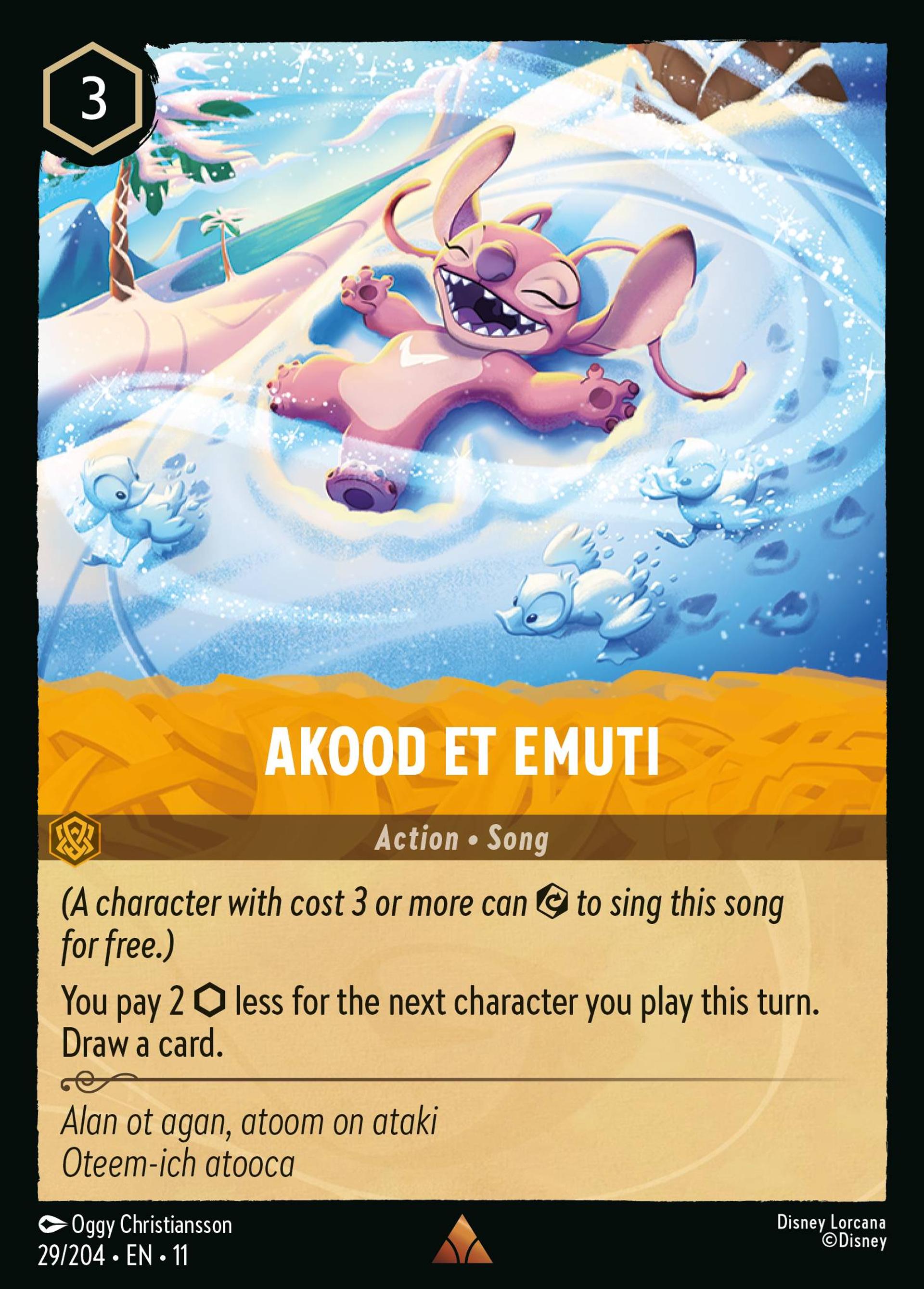 Akood et Emuti — Winterspell — Lorcana