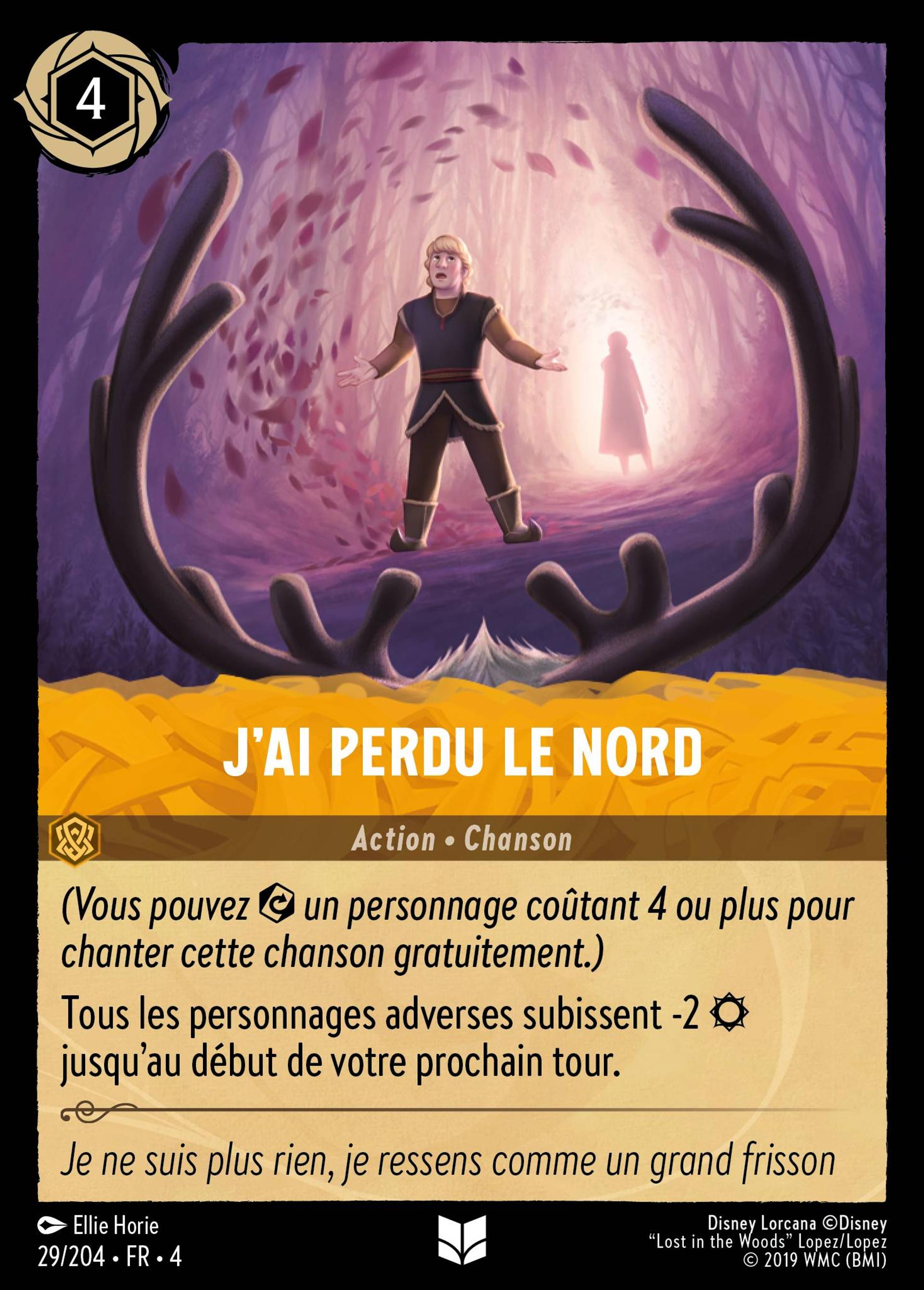 J'ai perdu le Nord — Ursula's Return — Lorcana