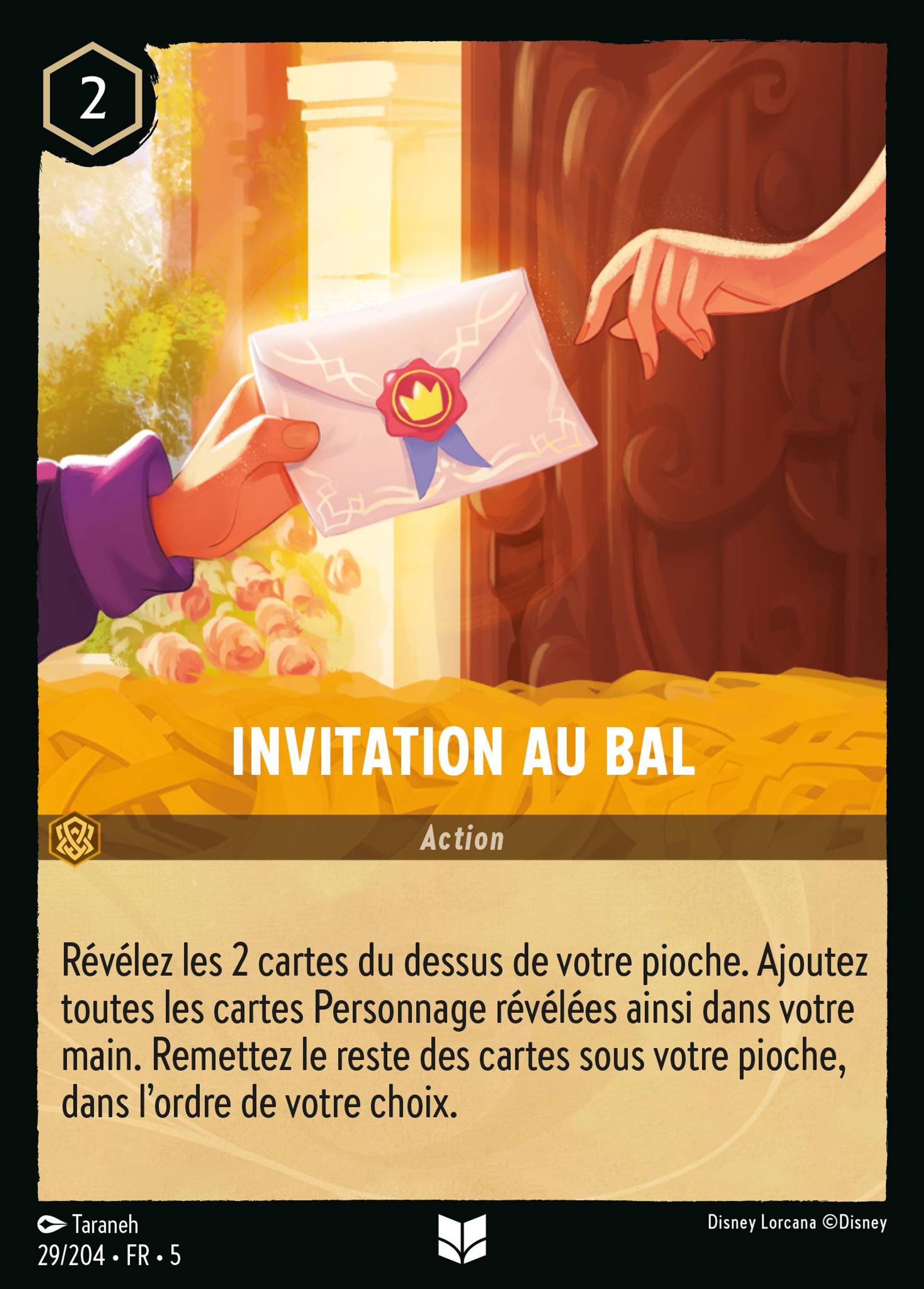 Invitation au bal — Shimmering Skies — Lorcana