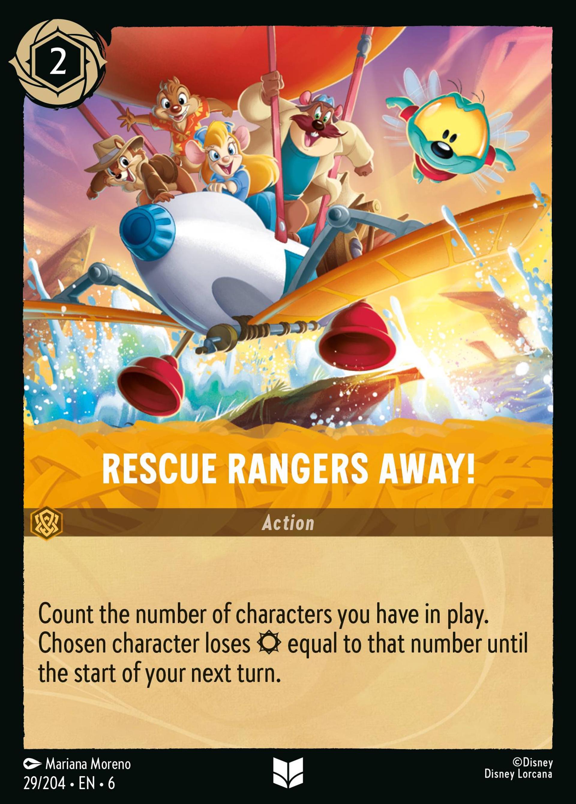 Rescue Rangers Away! — Azurite Sea — Lorcana
