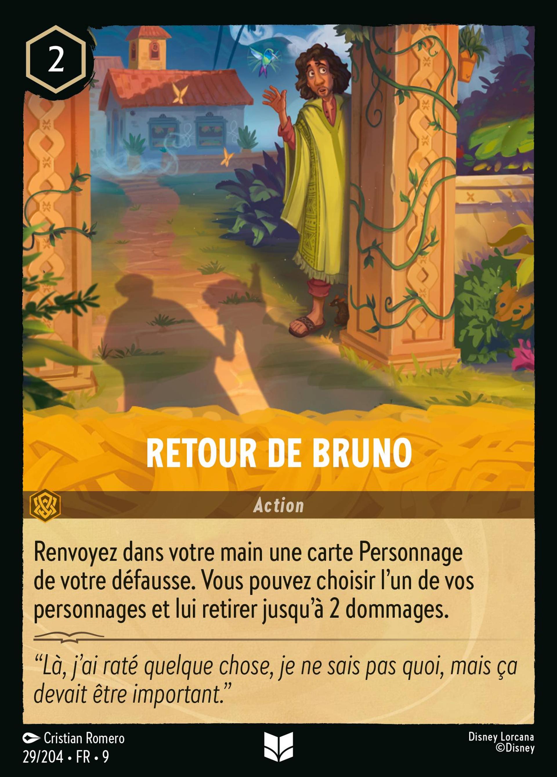 Retour de Bruno — Fabled — Lorcana