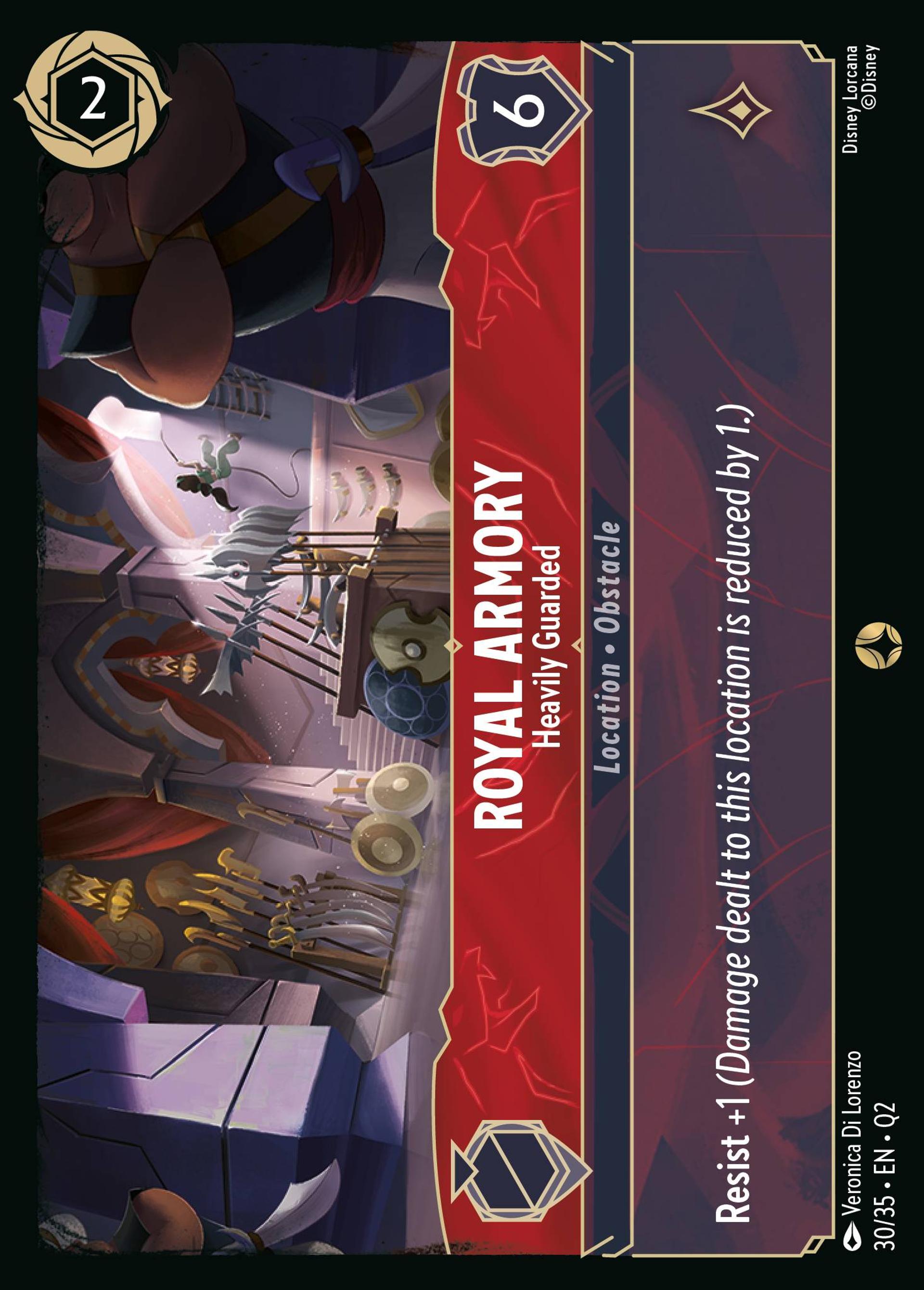 Armurerie royale - Étroitement gardée — Illumineer's Quest: Palace Heist — Lorcana
