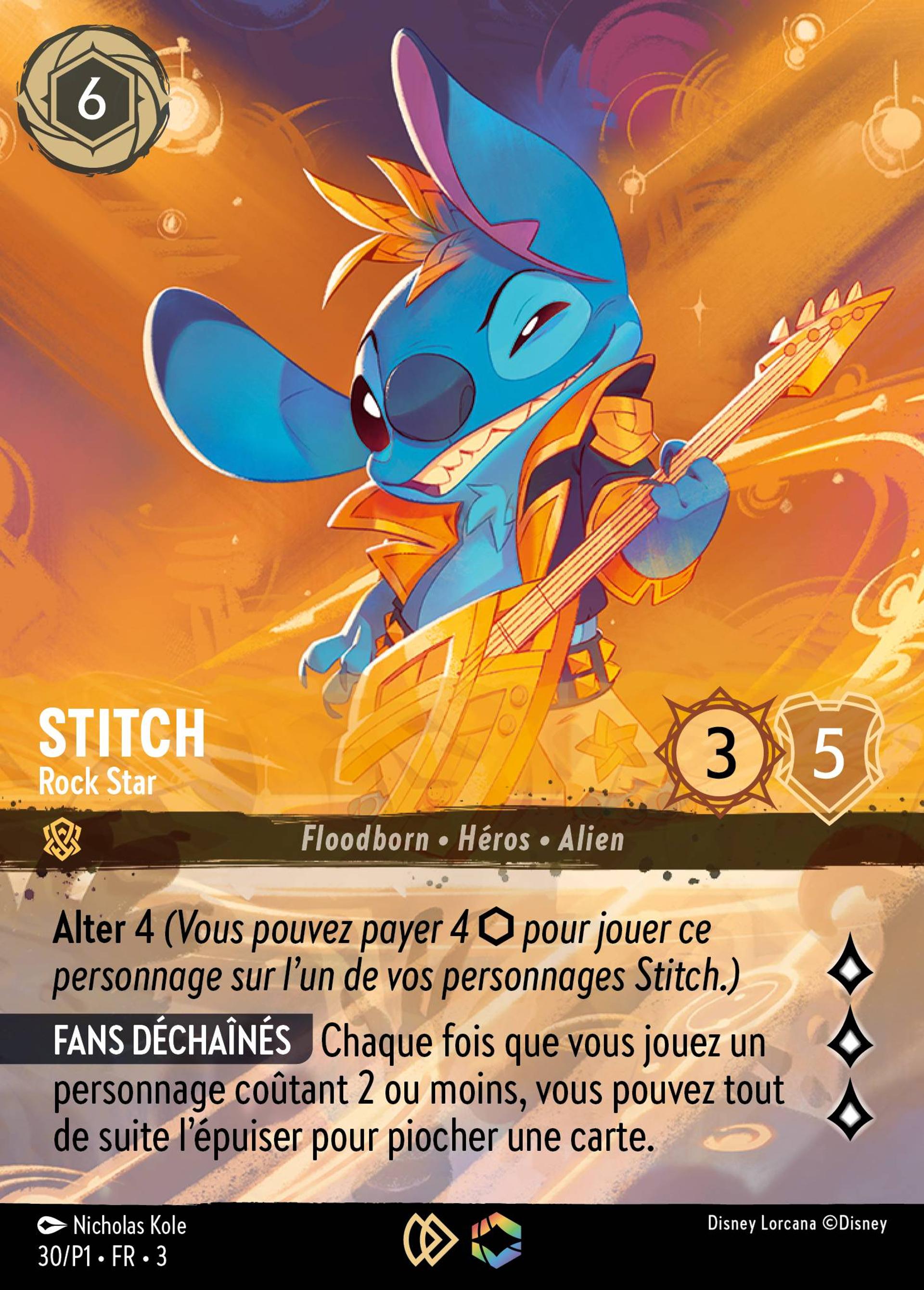 Stitch - Rock Star — Promos - Year 1 — Lorcana