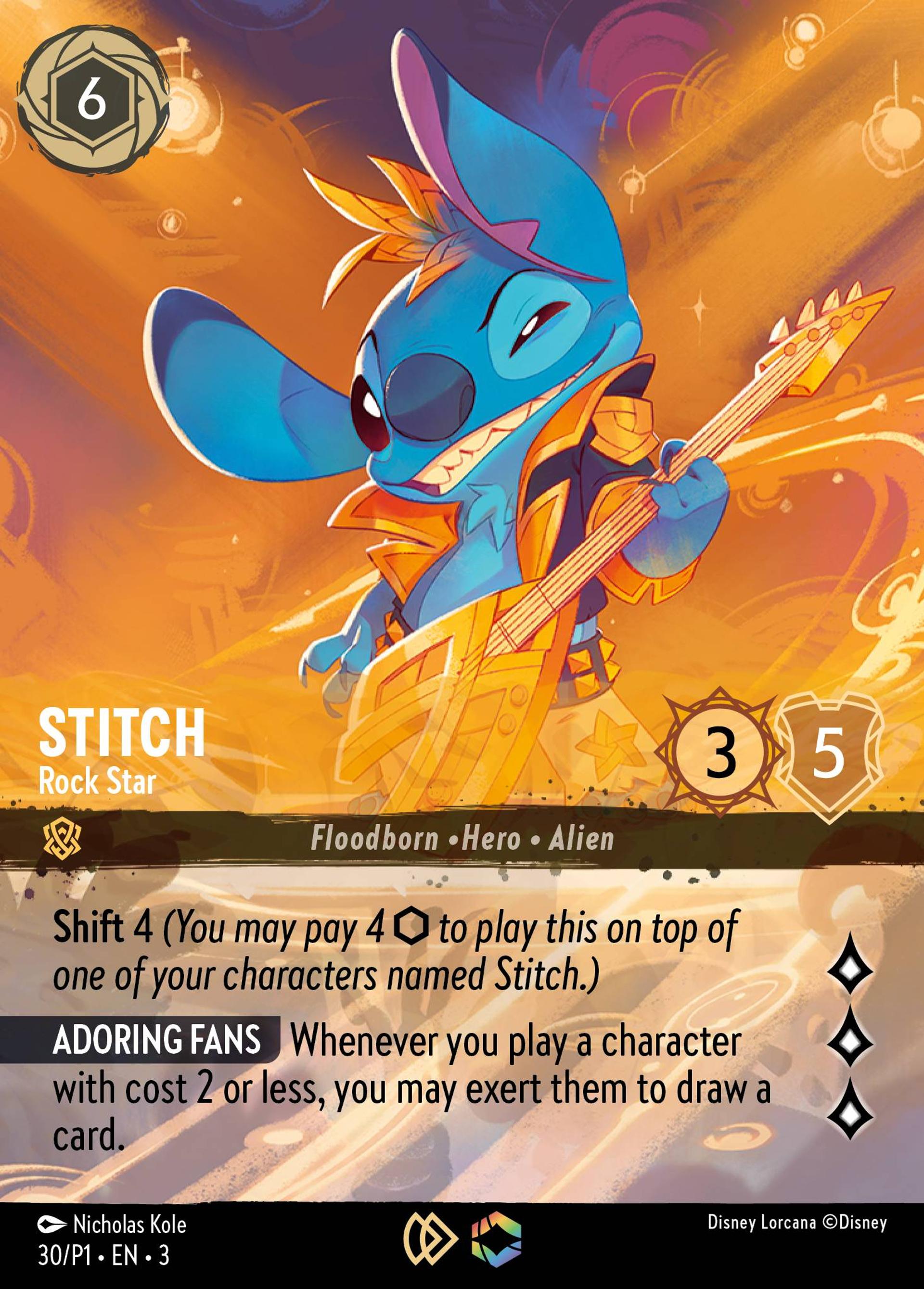 Stitch - Rock Star — Promos - Year 1 — Lorcana