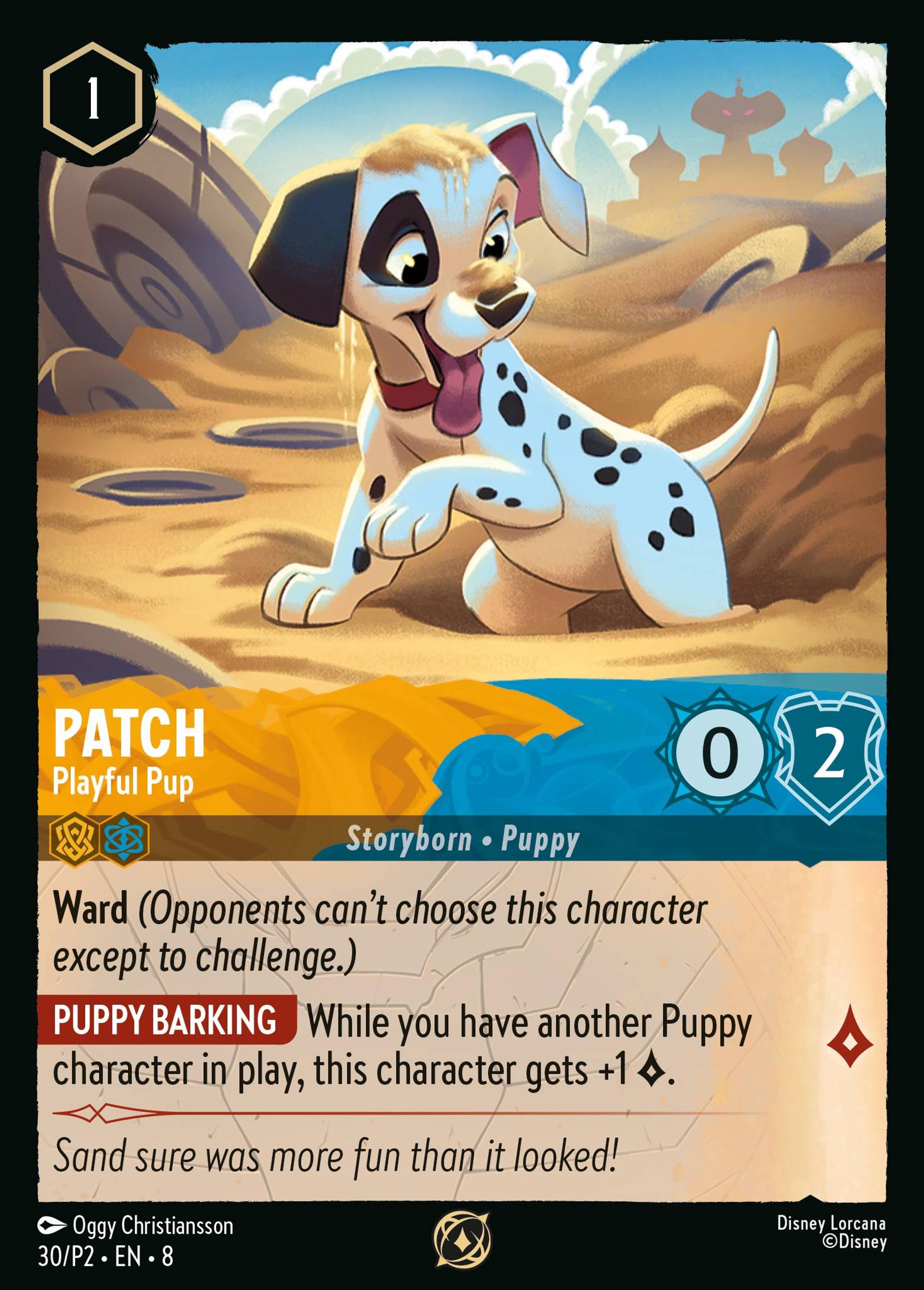 Patch - Playful Pup — Promos - Year 2 — Lorcana
