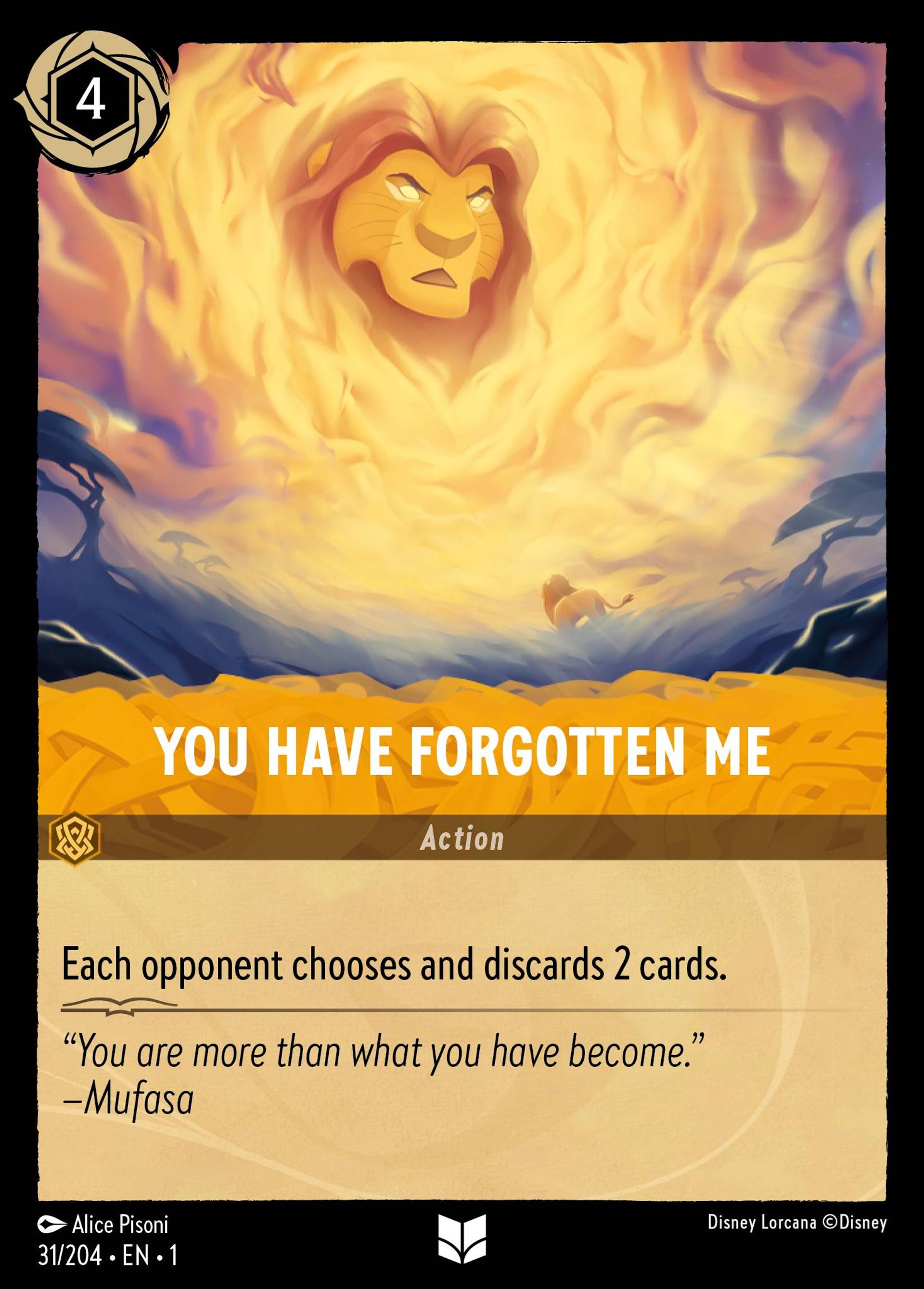 You Have Forgotten Me — The First Chapter — Lorcana