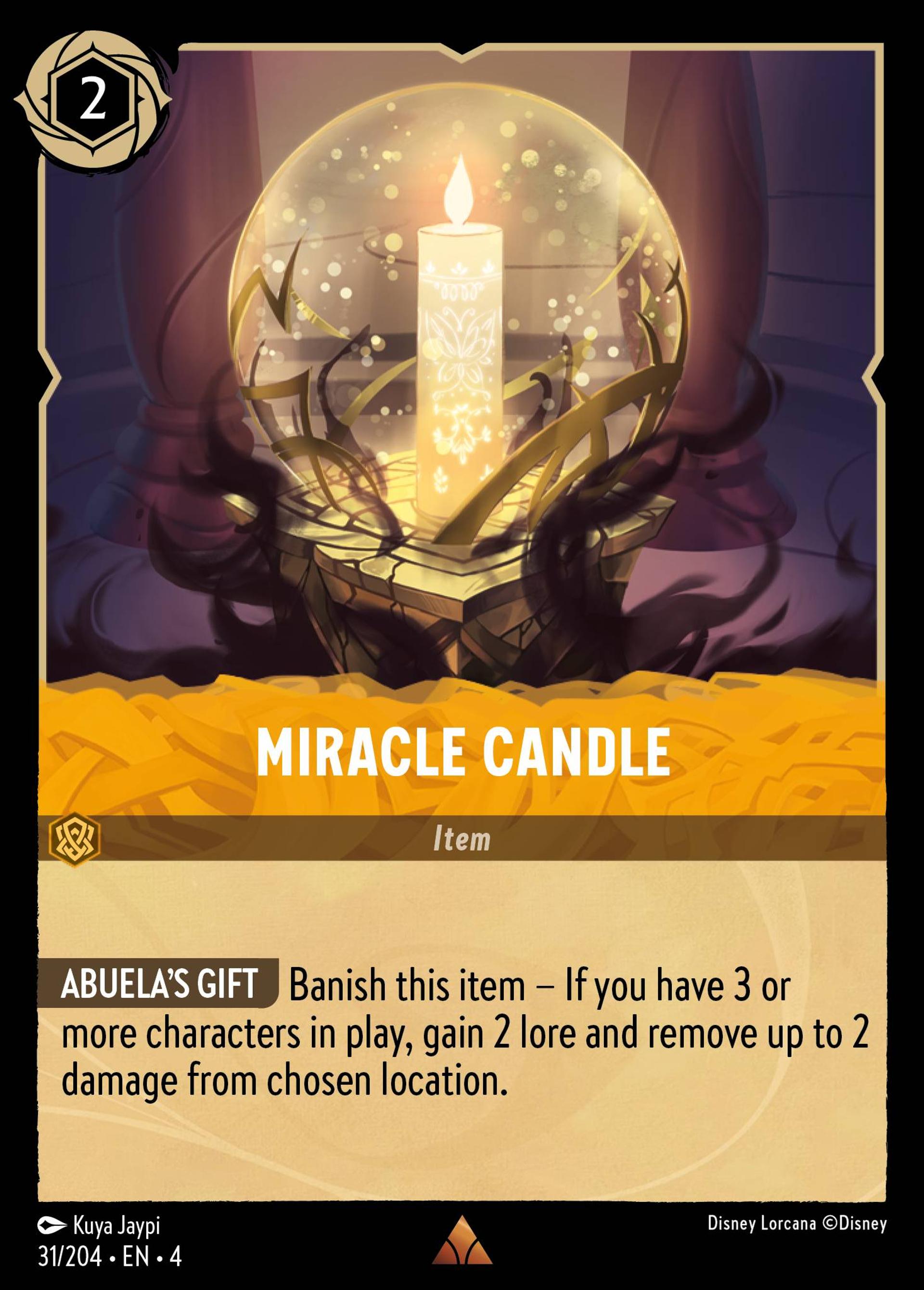 Miracle Candle — Ursula's Return — Lorcana