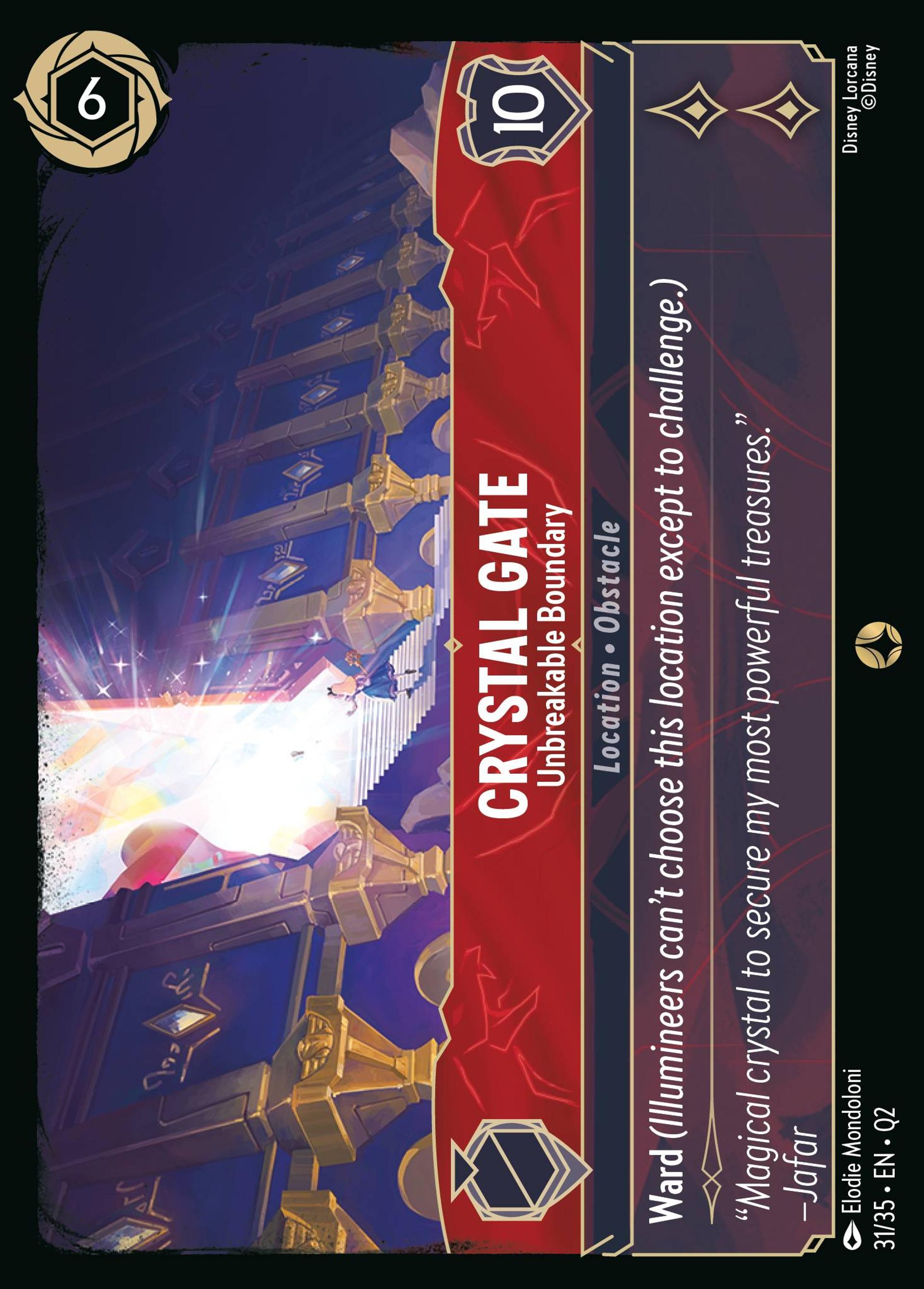 Barrière de cristal - Frontière infranchissable — Illumineer's Quest: Palace Heist — Lorcana