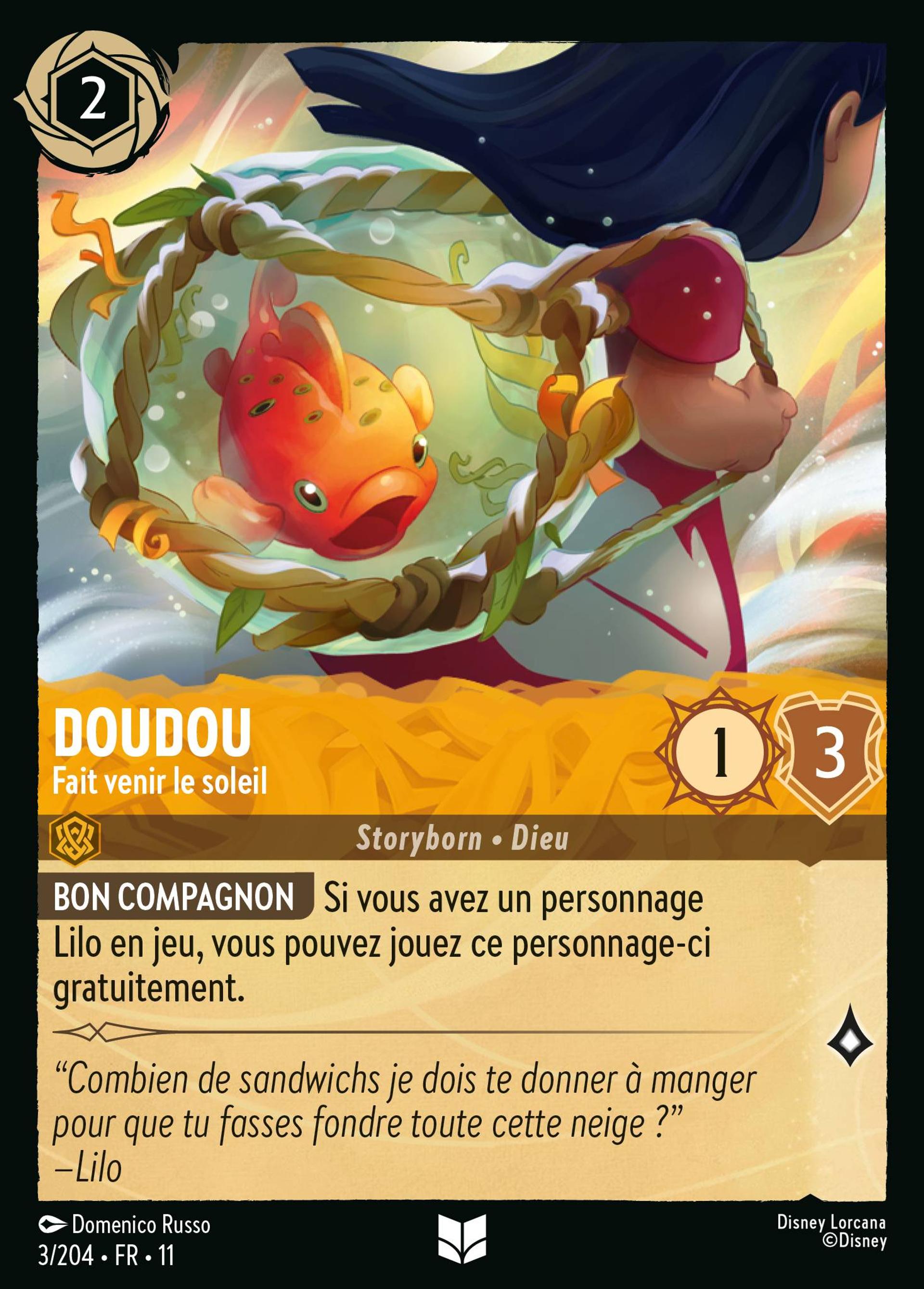 Doudou - Fait venir le soleil — Winterspell — Lorcana
