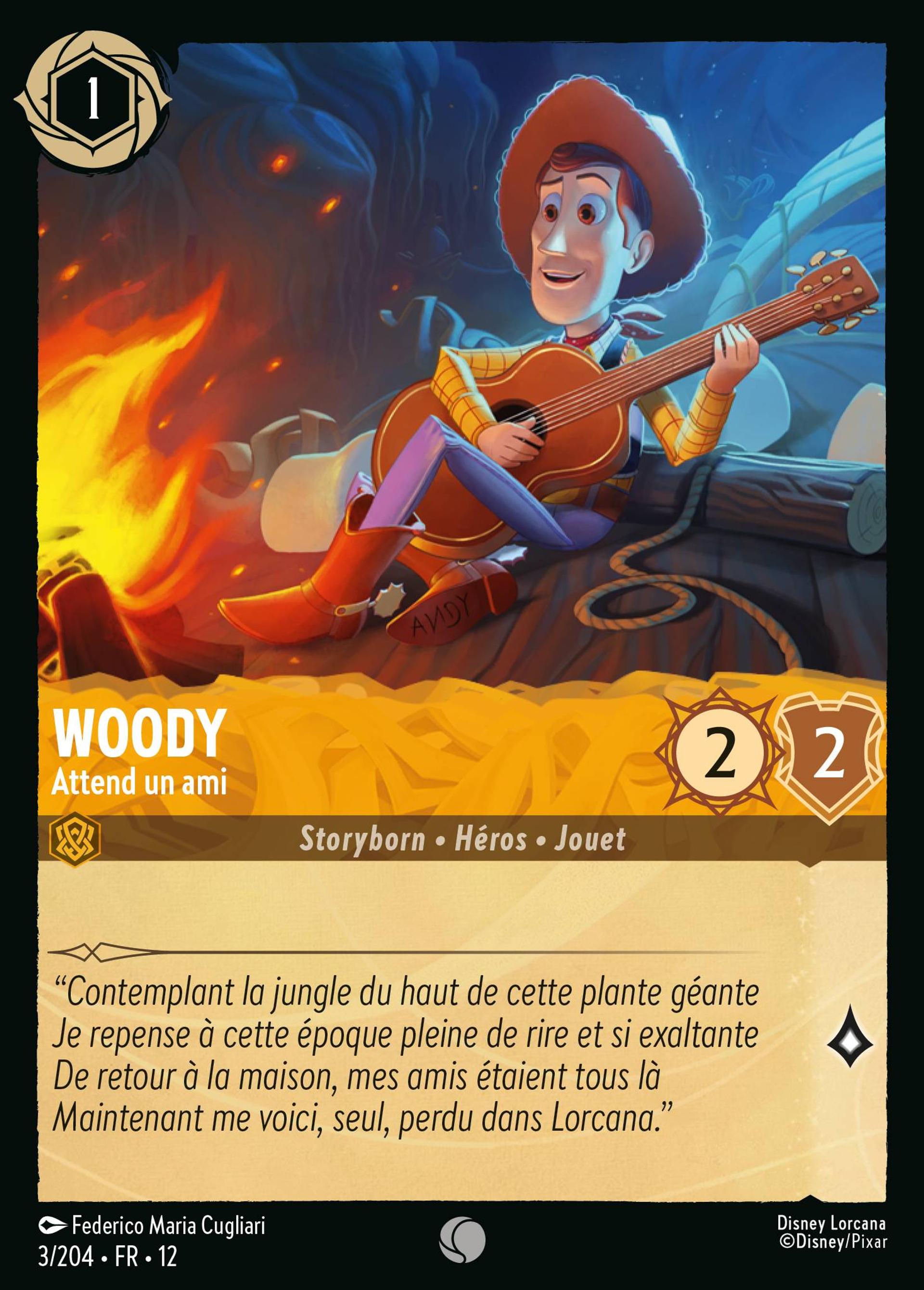 Woody - Attend un ami — Wilds Unknown — Lorcana