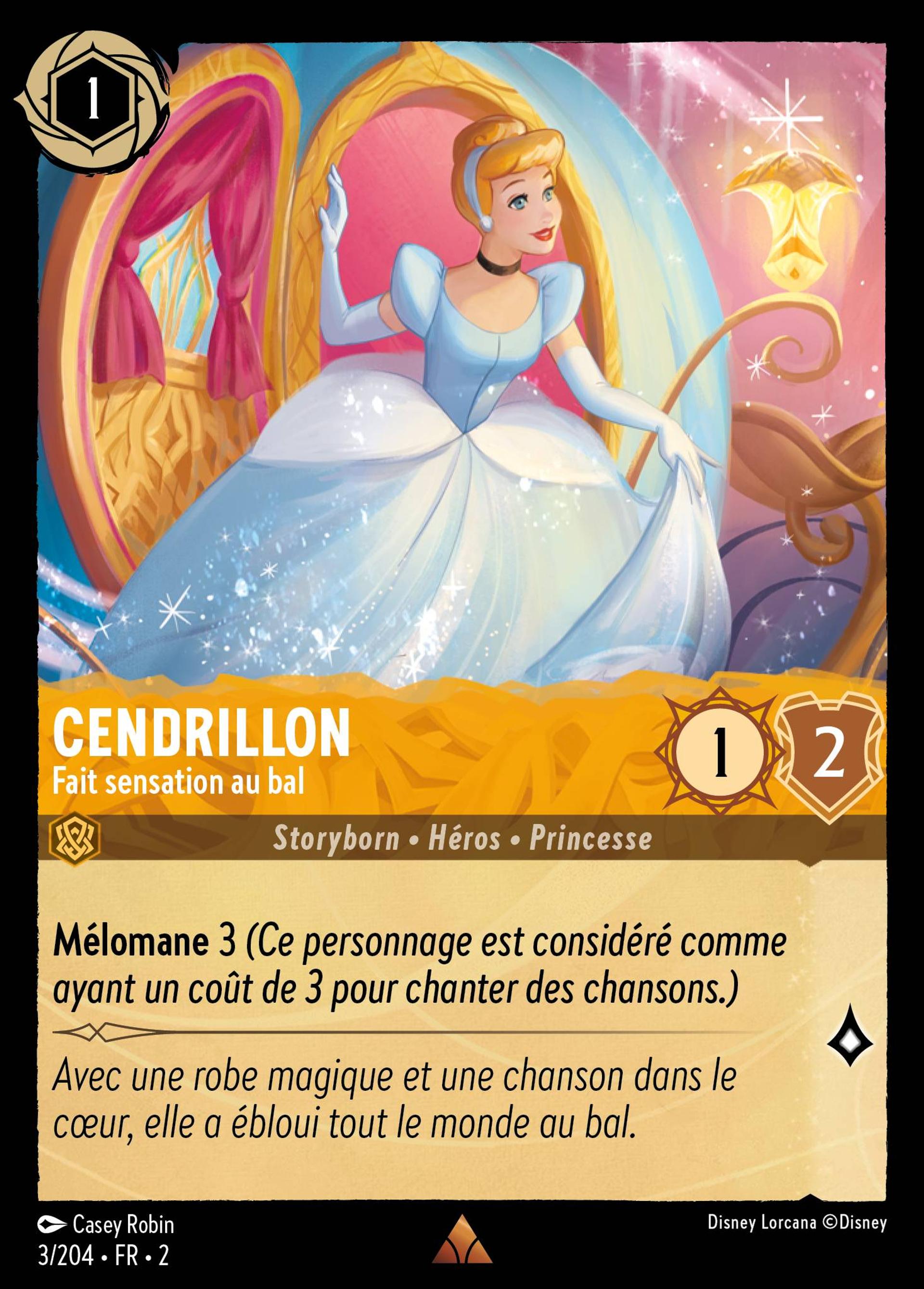 Cendrillon - Fait sensation au bal — Rise of the Floodborn — Lorcana