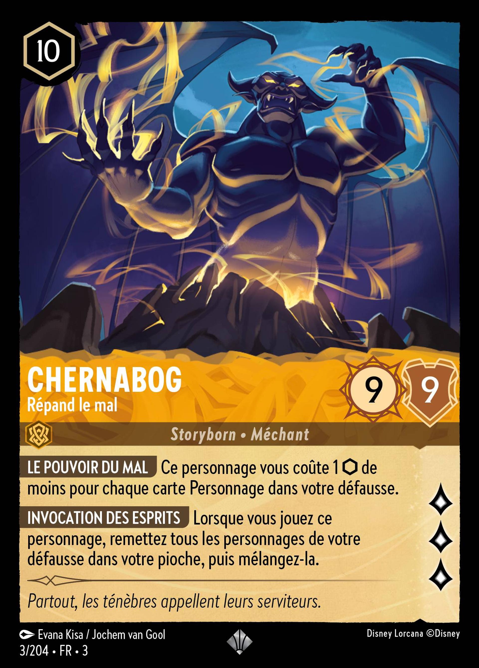 Chernabog - Répand le mal — Into the Inklands — Lorcana