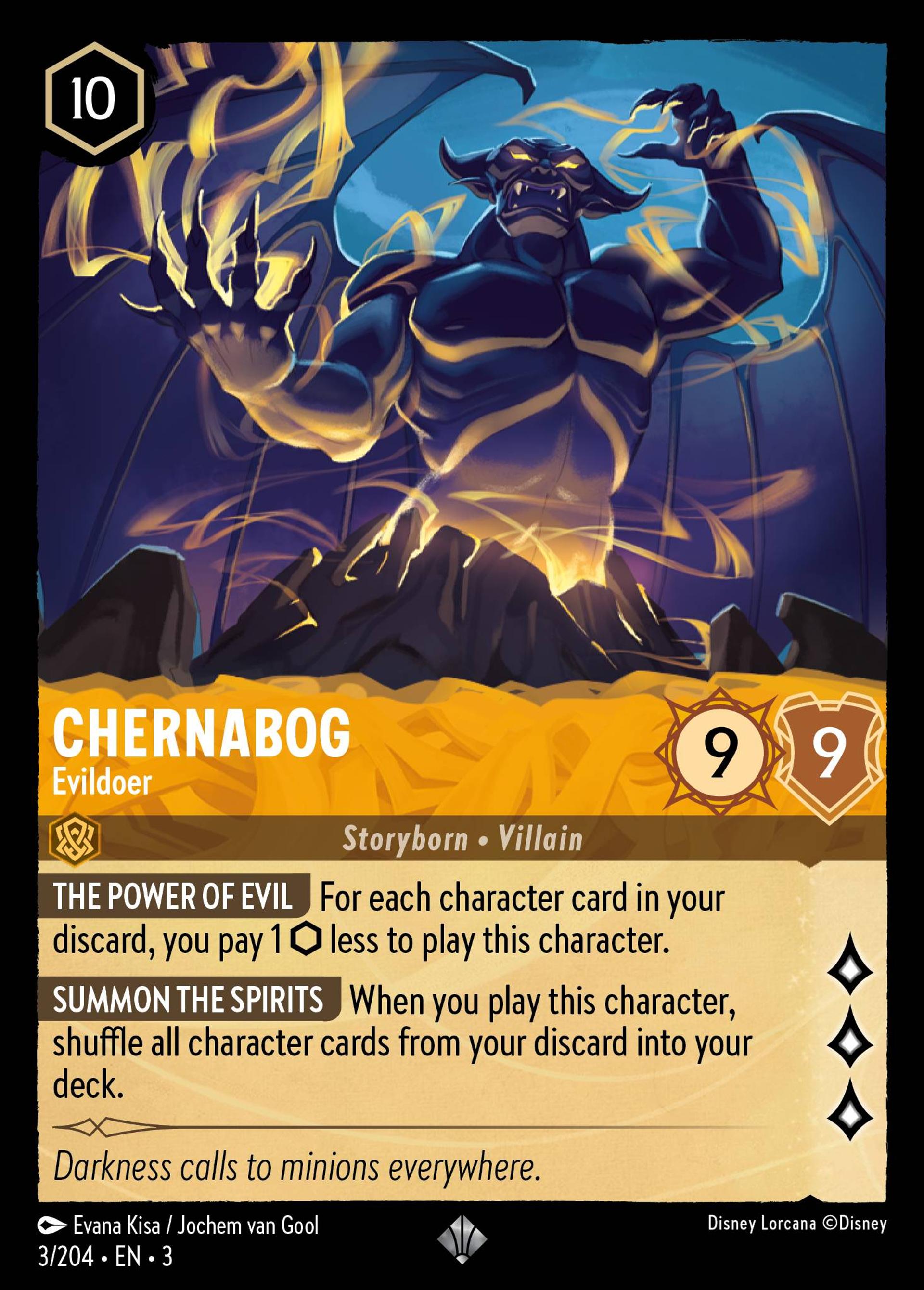 Chernabog - Evildoer — Into the Inklands — Lorcana