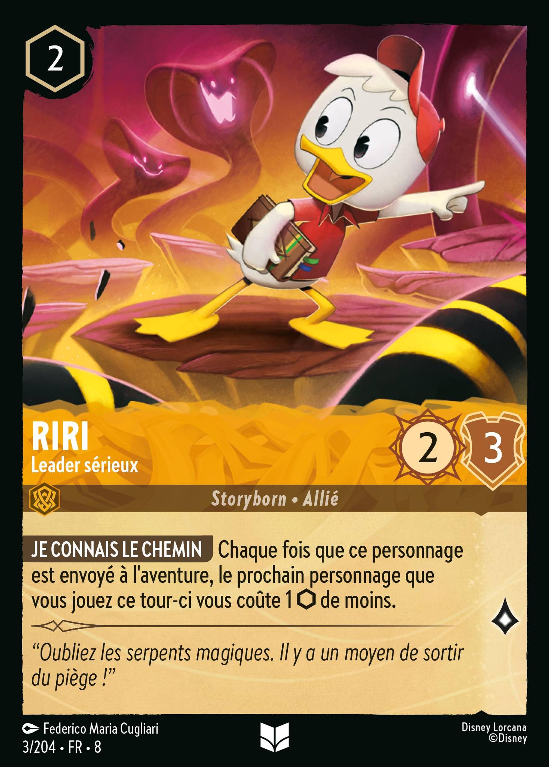 Riri - Leader sérieux — The Reign of Jafar — Lorcana