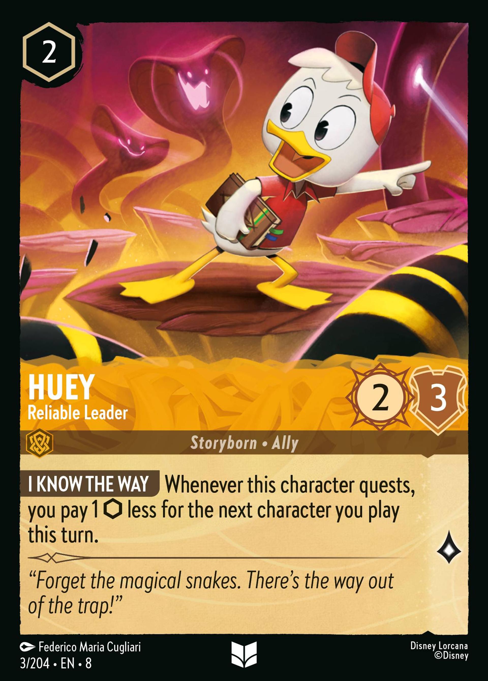 Huey - Reliable Leader — The Reign of Jafar — Lorcana