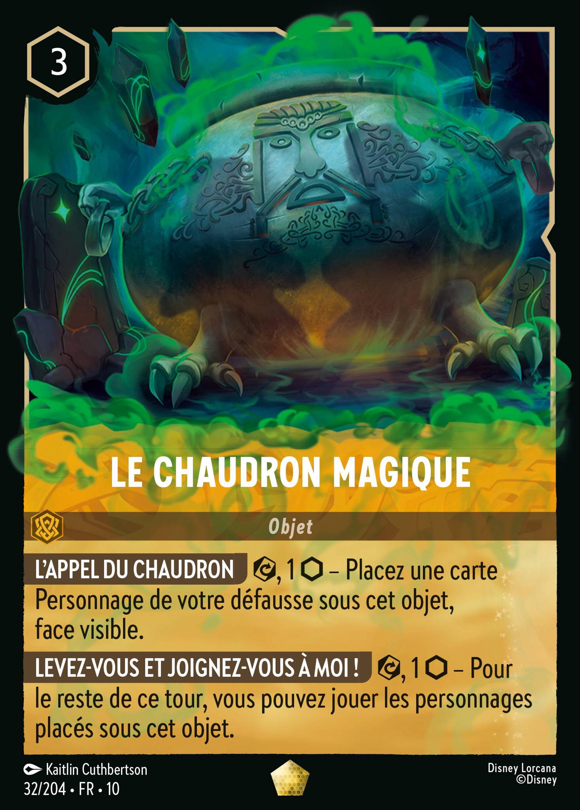 Le Chaudron magique — Whispers in the Well — Lorcana