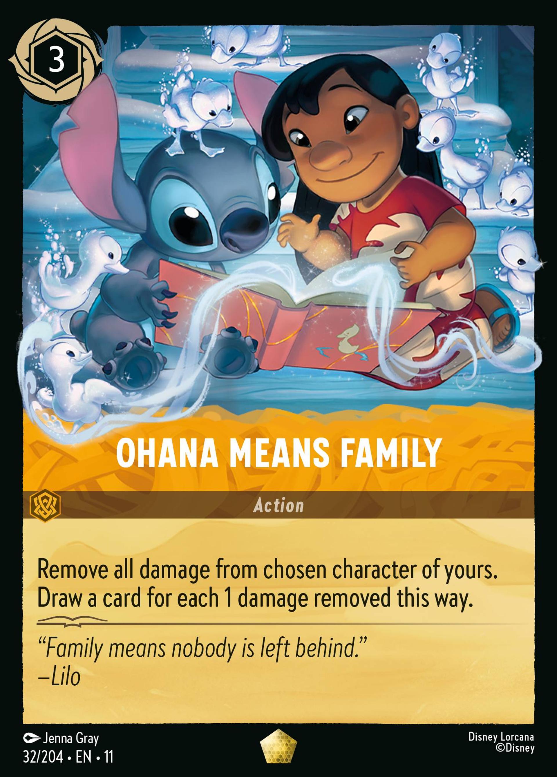 Ohana Means Family — Winterspell — Lorcana