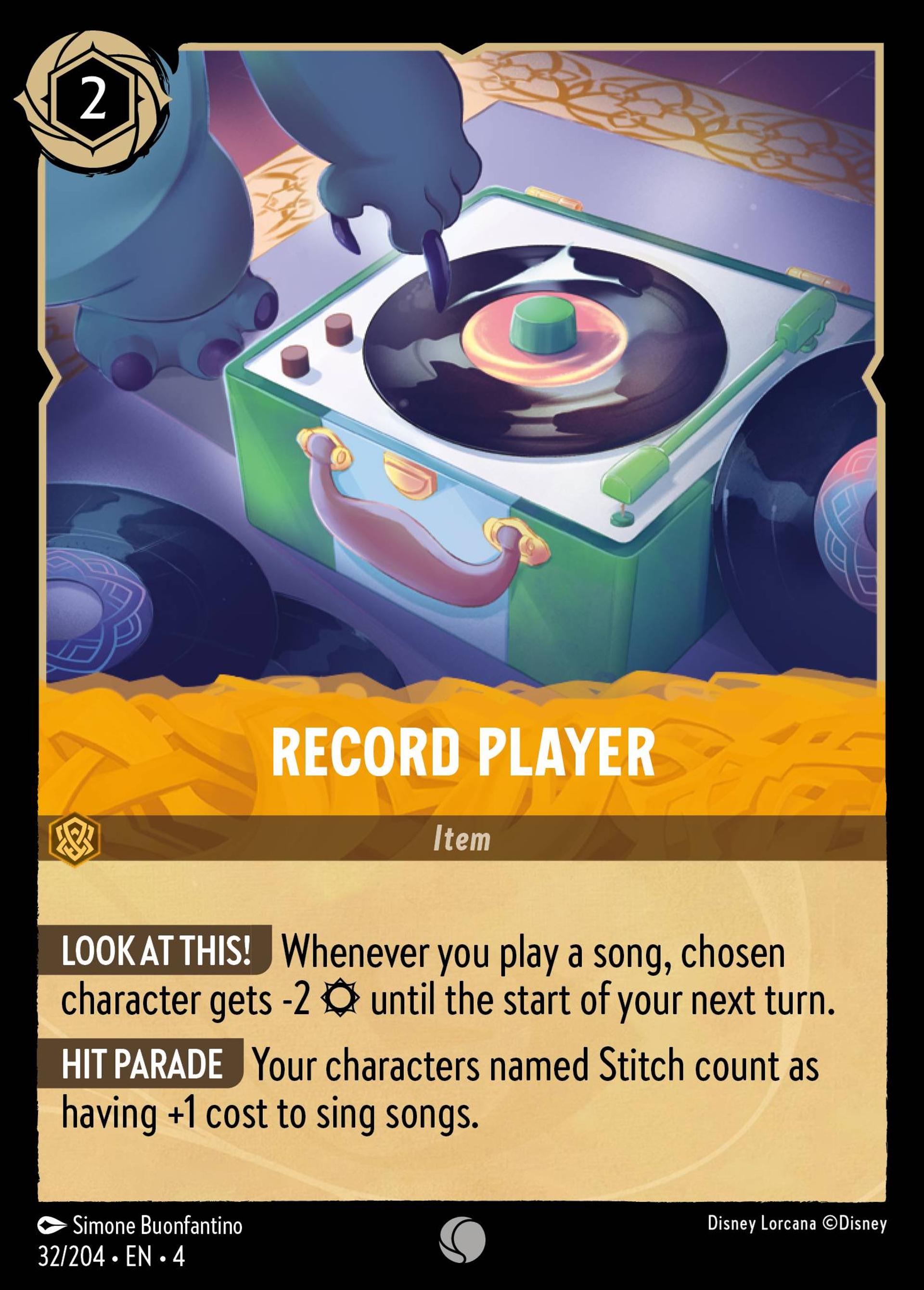 Record Player — Ursula's Return — Lorcana