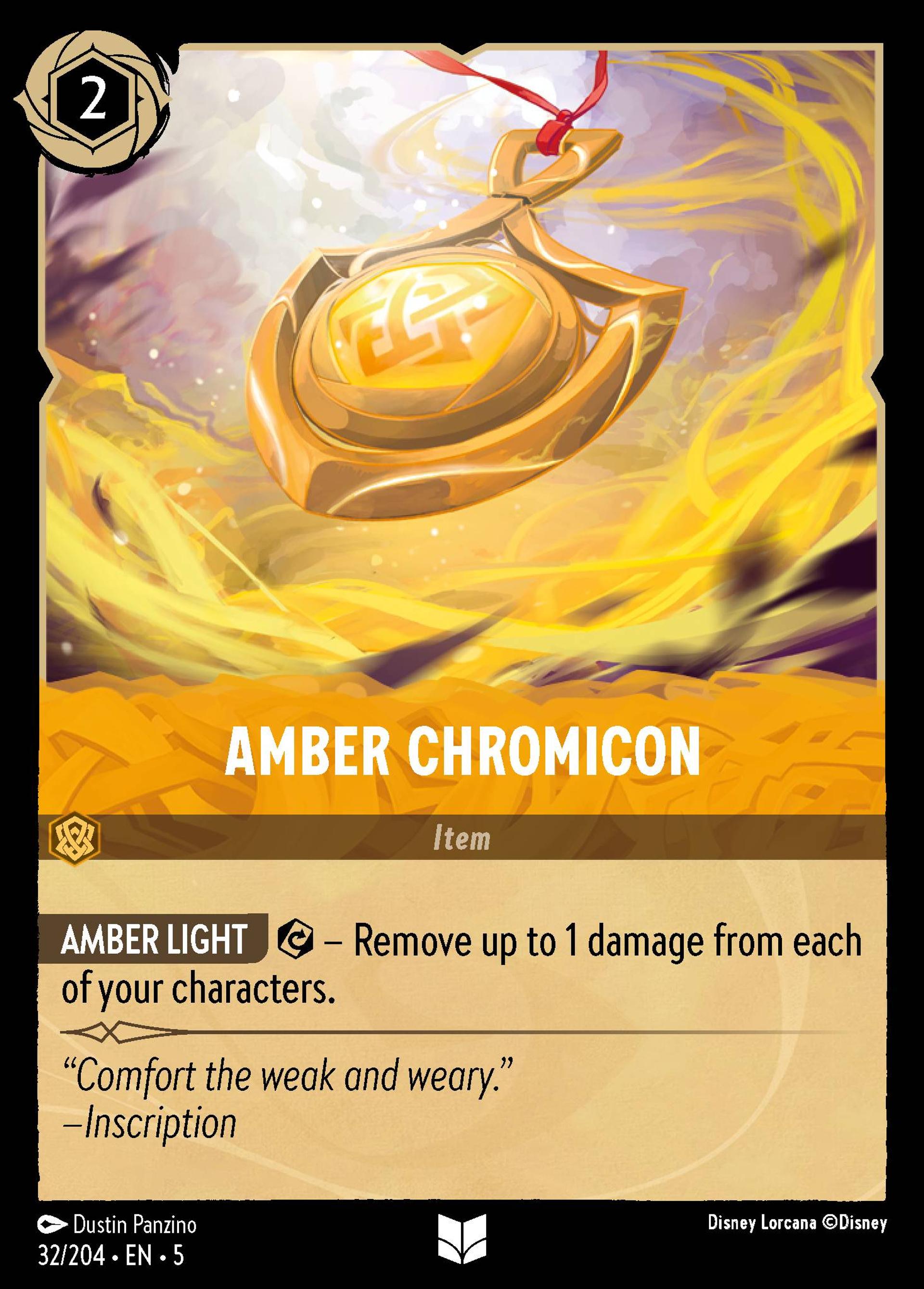 Amber Chromicon — Shimmering Skies — Lorcana