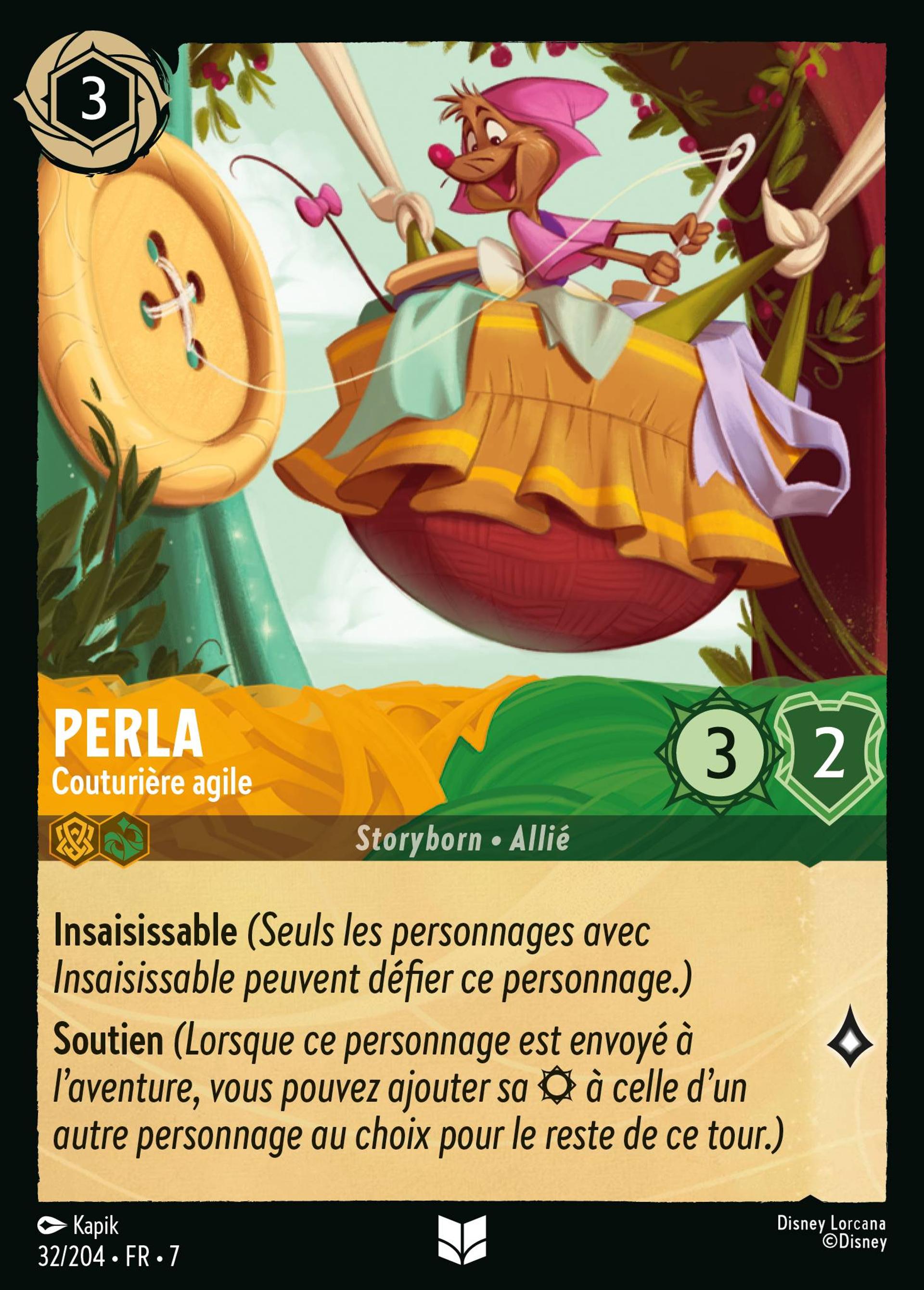 Perla - Couturière agile — Archazia's Island — Lorcana
