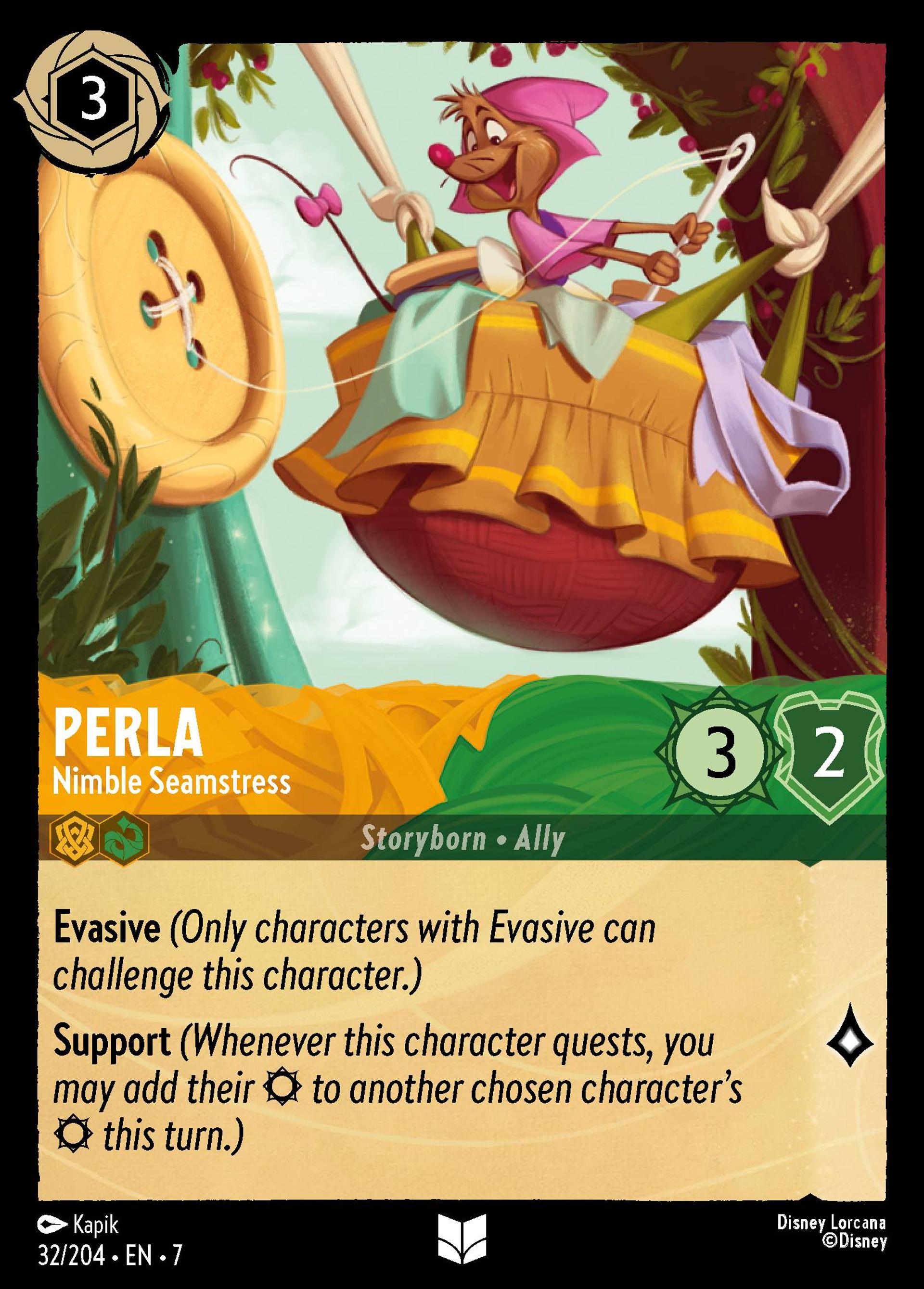 Perla - Couturière agile — Archazia's Island — Lorcana
