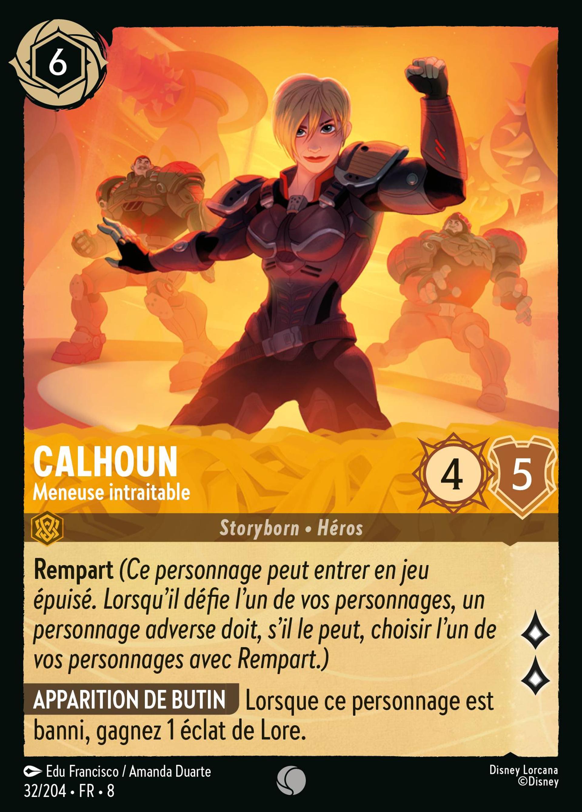 Calhoun - Meneuse intraitable — The Reign of Jafar — Lorcana