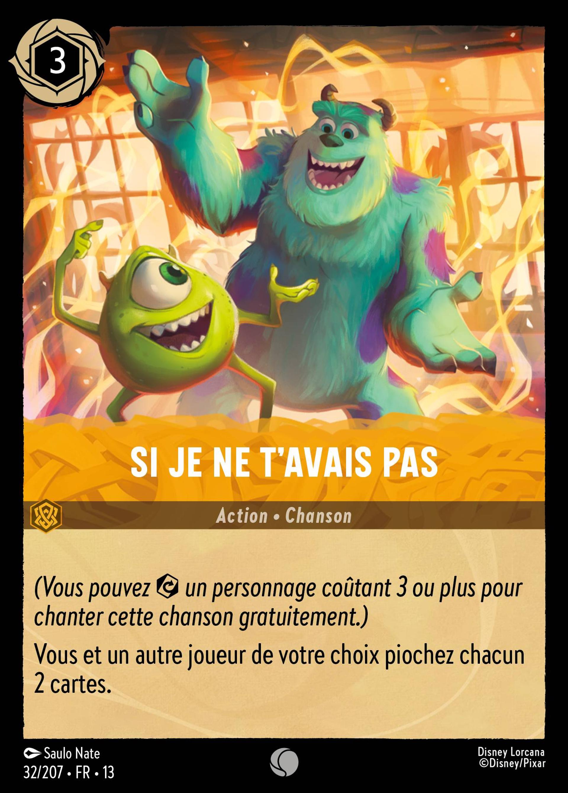 Si je ne t'avais pas — Attack of the Vine! — Lorcana