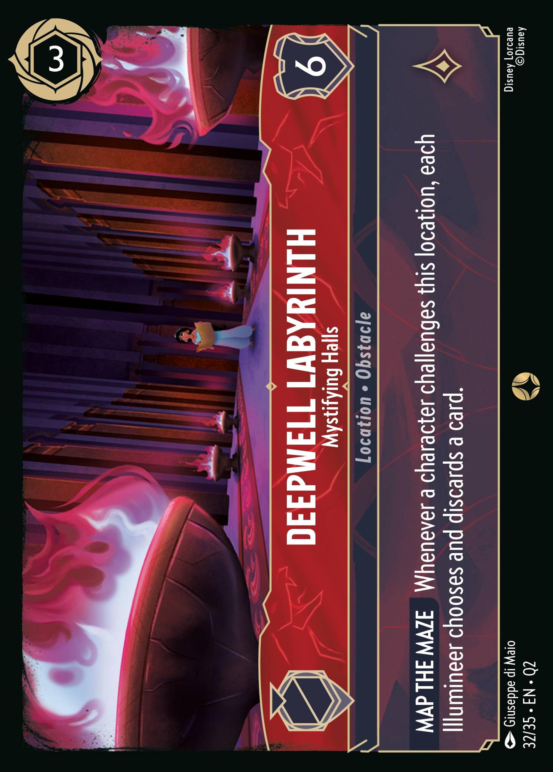 Labyrinthe des souterrains - Couloirs mystifiants — Illumineer's Quest: Palace Heist — Lorcana