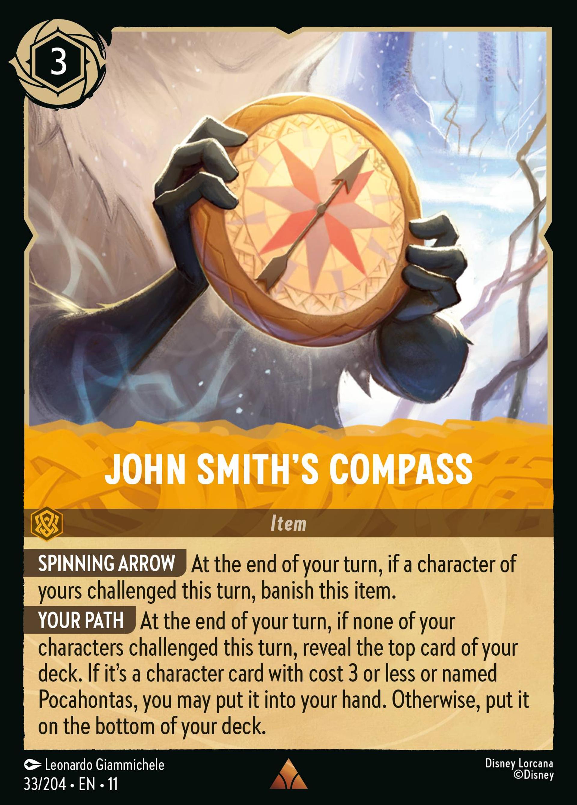 John Smith's Compass — Winterspell — Lorcana