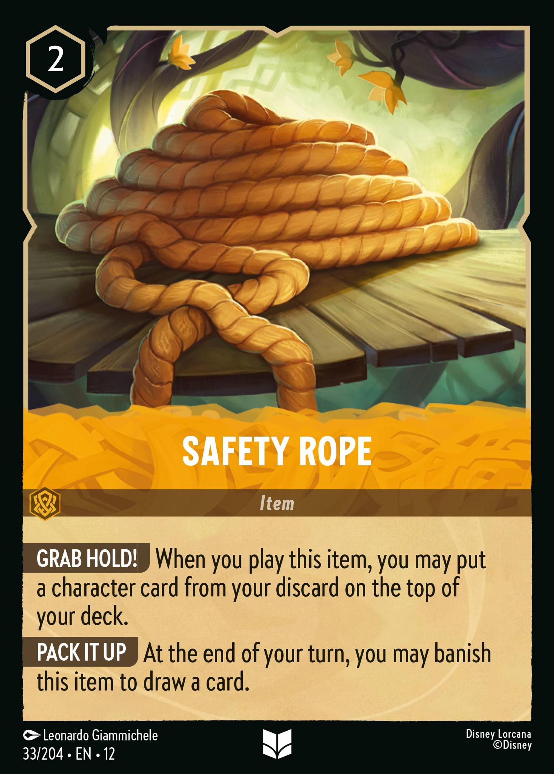 Safety Rope — Wilds Unknown — Lorcana