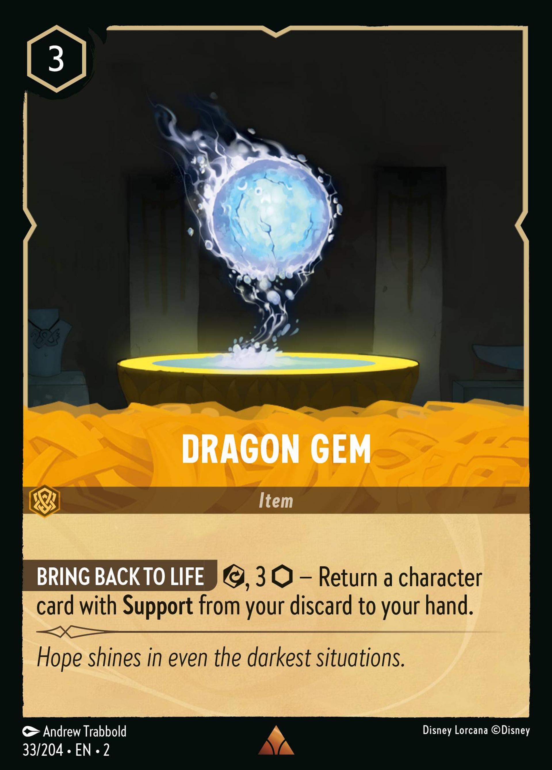 Dragon Gem — Rise of the Floodborn — Lorcana