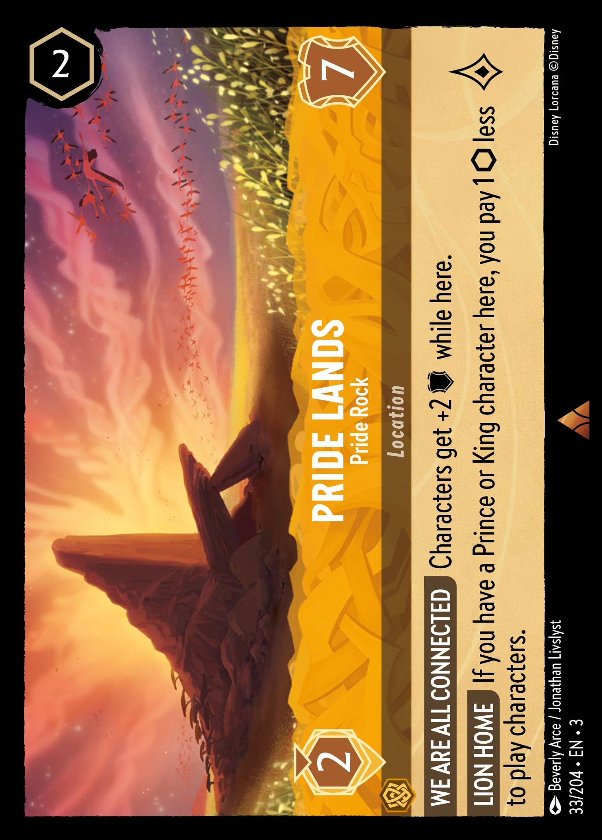 La Terre des Lions - Le rocher des lions — Into the Inklands — Lorcana