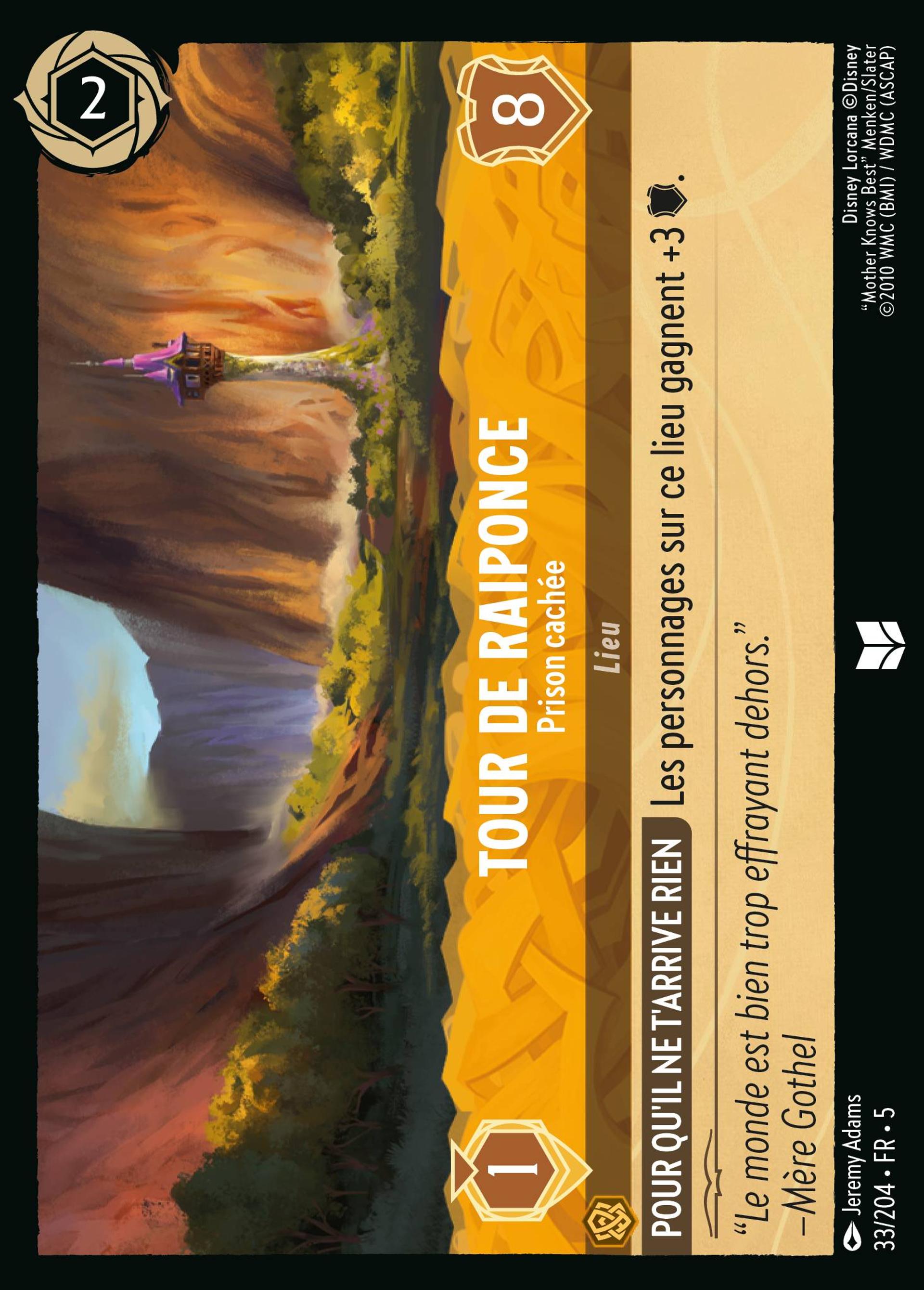 Tour de Raiponce - Prison cachée — Shimmering Skies — Lorcana