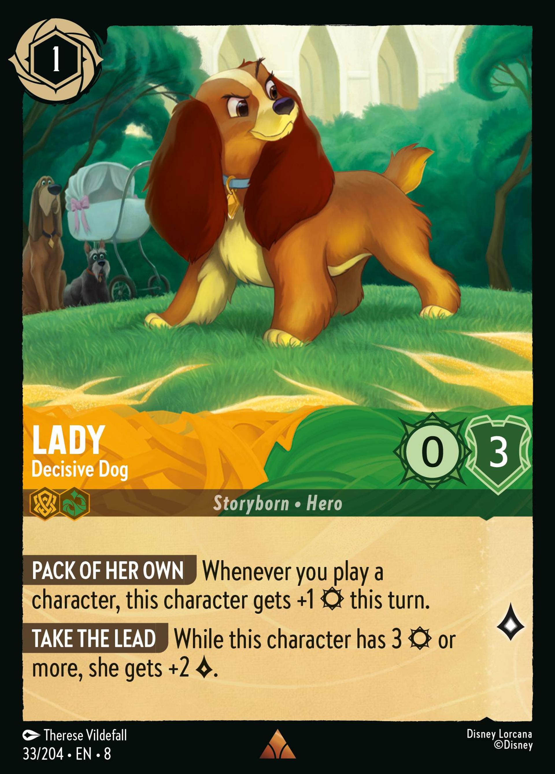Lady - Chienne décidée — The Reign of Jafar — Lorcana