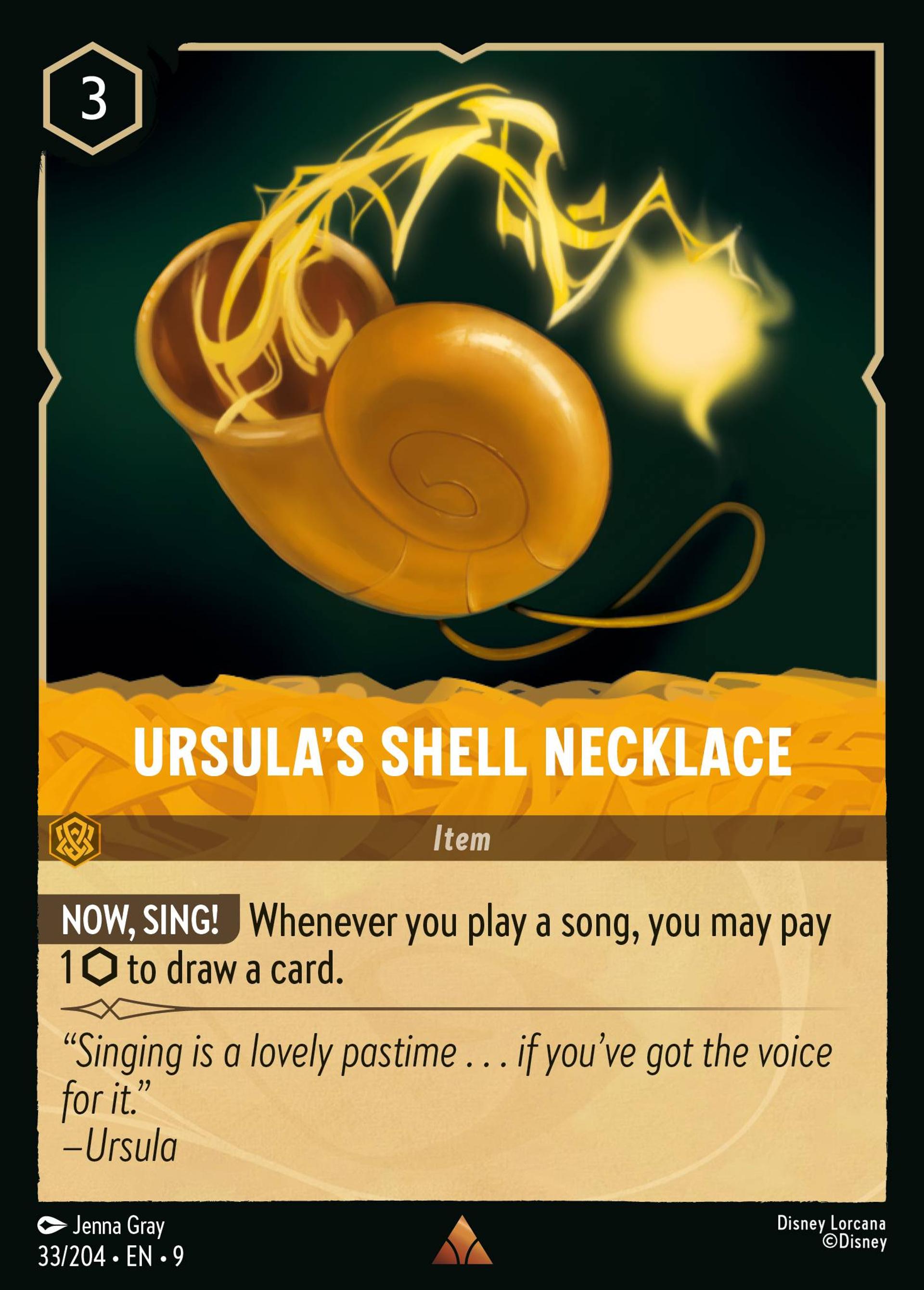 Ursula's Shell Necklace — Fabled — Lorcana
